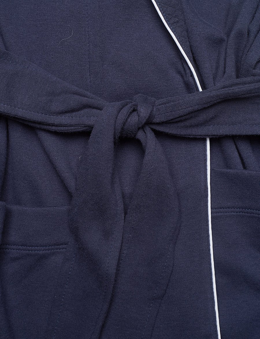 Lauren Ralph Lauren Homewear - LRL Essential quilted collar robe - navy windsor - 4