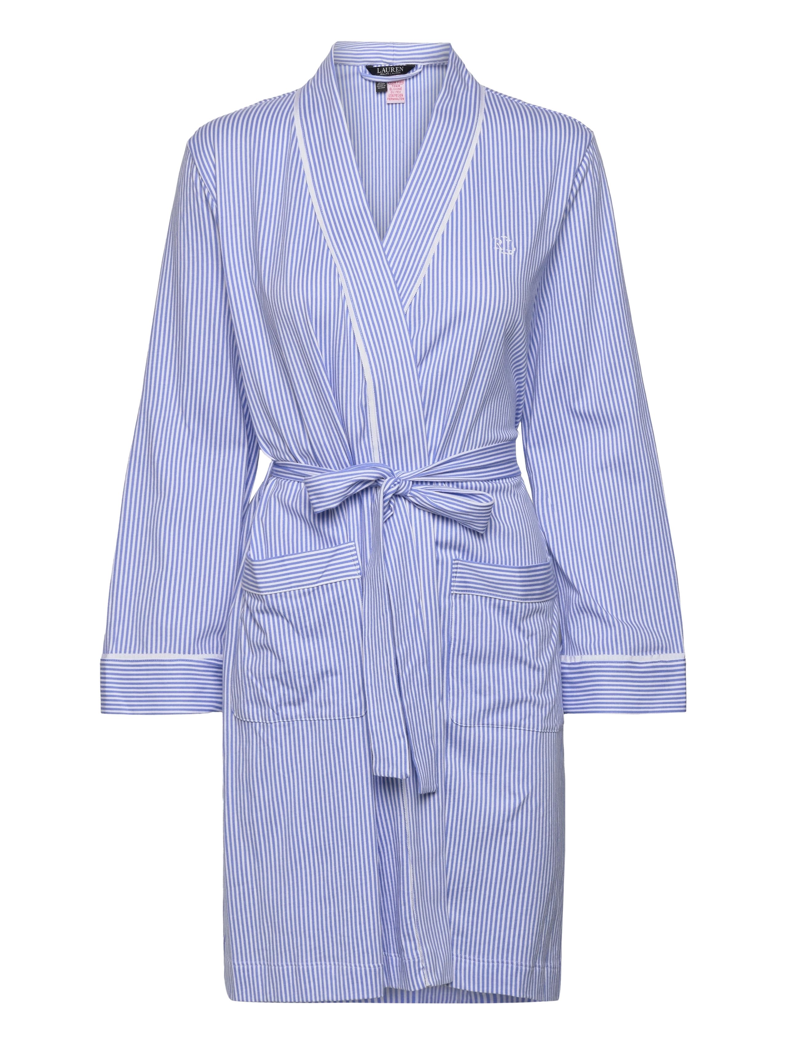 Lauren Ralph Lauren Homewear LRL Kimono wrap robe - Basics - BLUE STRIPE / blue