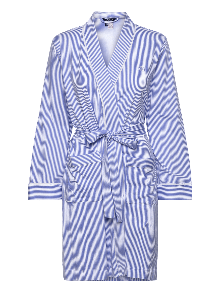 Lauren Ralph Lauren Homewear - LRL Kimono wrap robe - achat par prix - blue stripe - 1