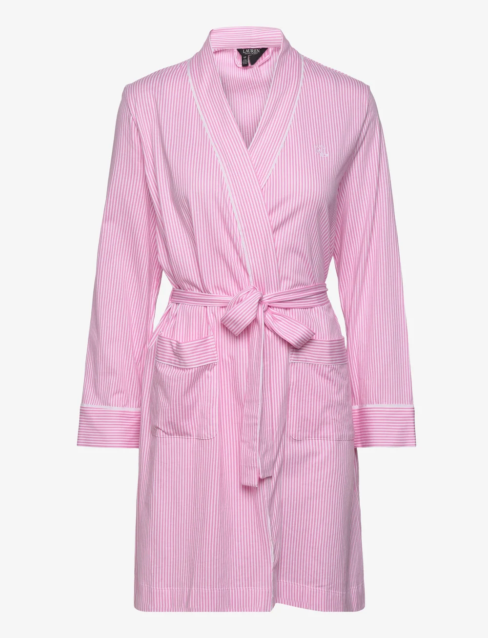 Lauren Ralph Lauren Homewear - LRL KIMONO WRAP ROBE - meer dan € 100 - pink stripe - 1