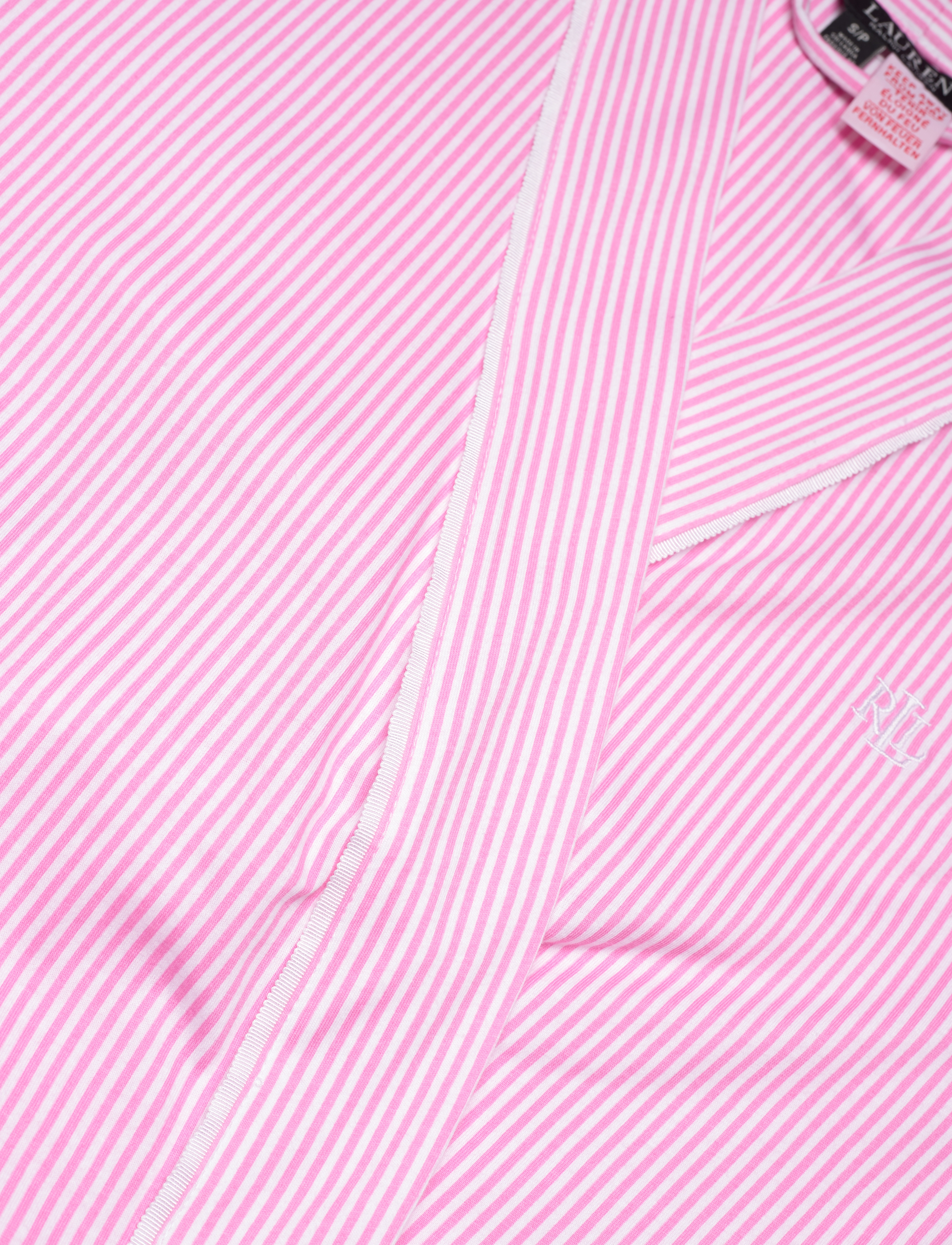 Lauren Ralph Lauren Homewear - LRL Kimono wrap robe - køb efter pris - pink stripe - 4