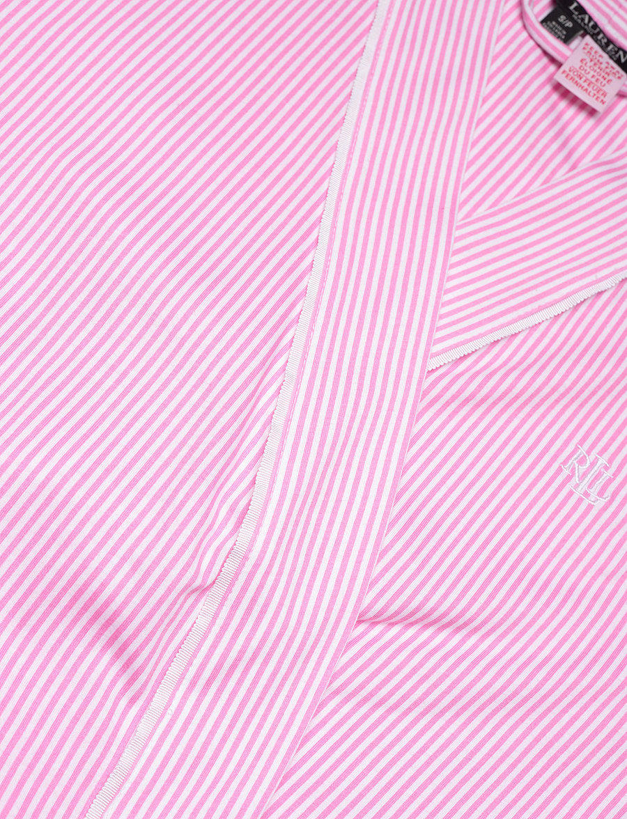 Lauren Ralph Lauren Homewear - LRL Kimono wrap robe - køb efter pris - pink stripe - 4