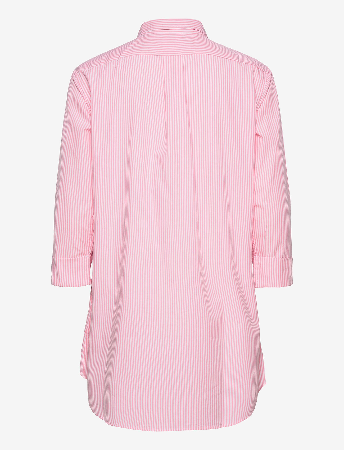 Lauren Ralph Lauren Homewear - Lauren Ralph Lauren 3/4 sl sleepshi - tops - pink/white stripe - 1