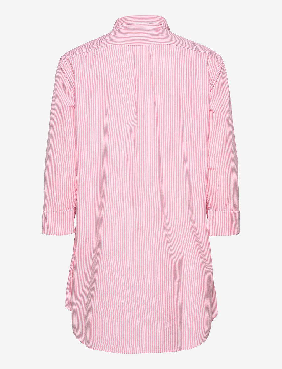 Lauren Ralph Lauren Homewear - Lauren Ralph Lauren 3/4 sl sleepshi - pink/white stripe - 1