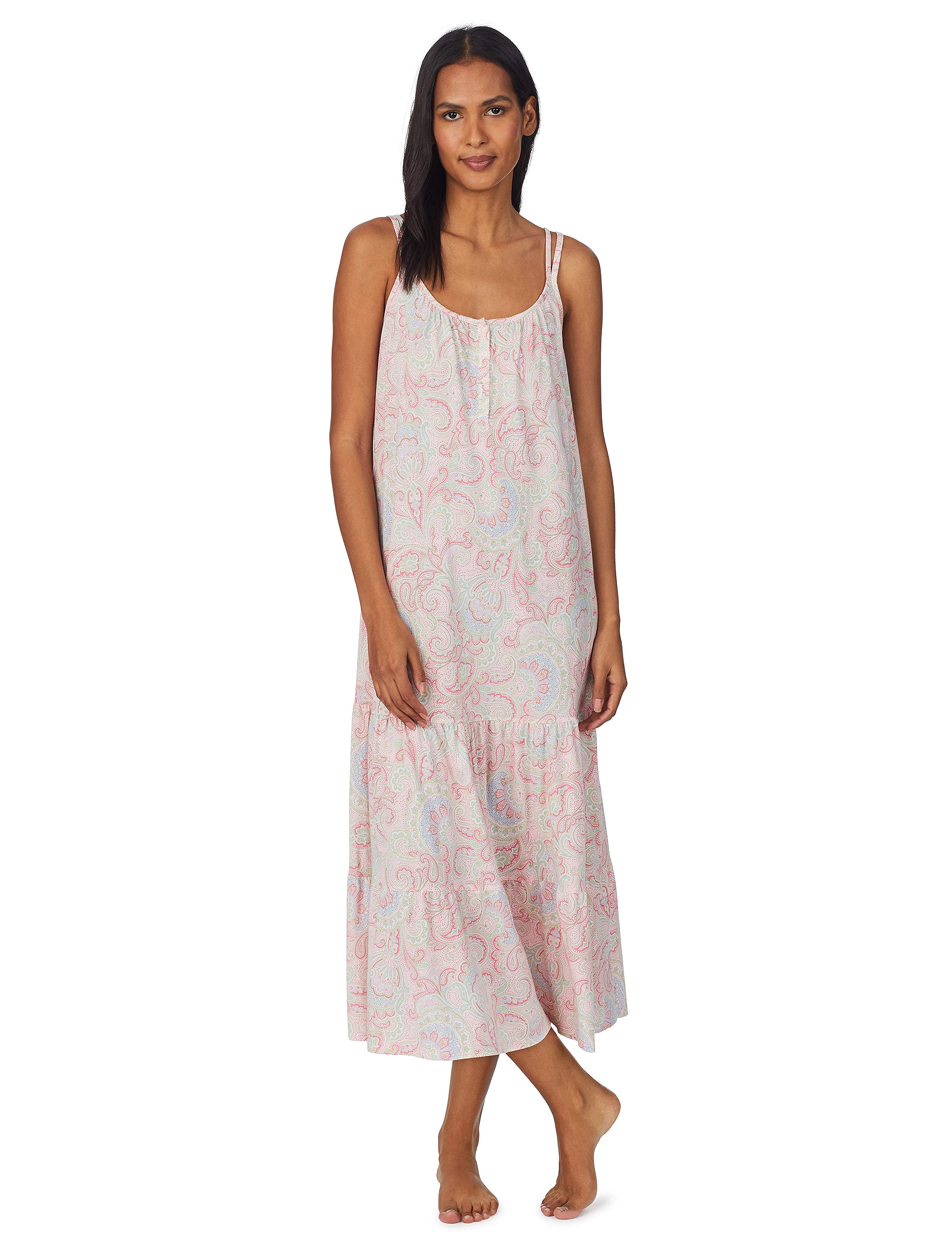 Lauren Ralph Lauren Homewear - LRL SH. SL NOTCH COLLAR CAPRI PANT PJ - multi paisley - 2