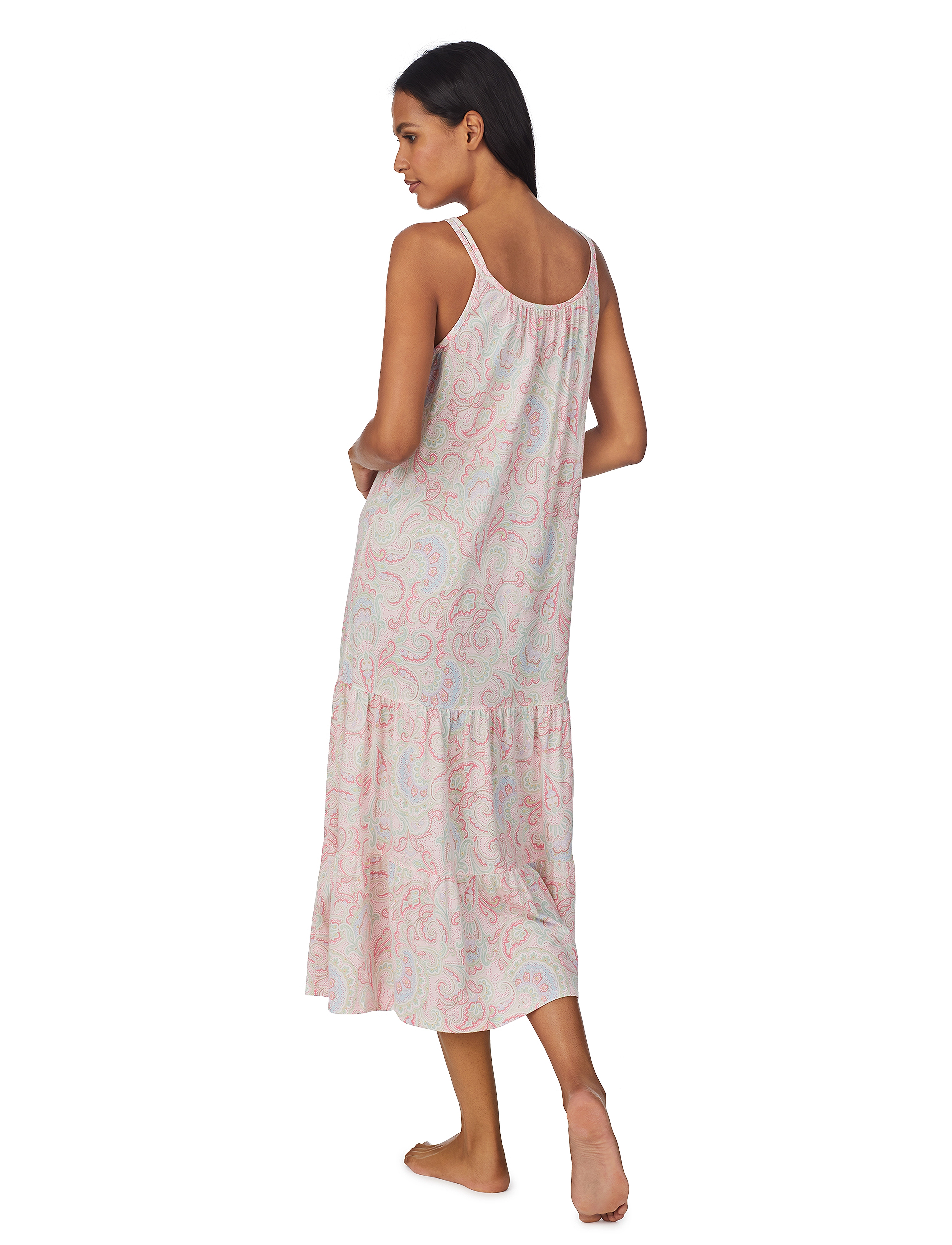 Lauren Ralph Lauren Homewear - LRL SH. SL NOTCH COLLAR CAPRI PANT PJ - multi paisley - 3