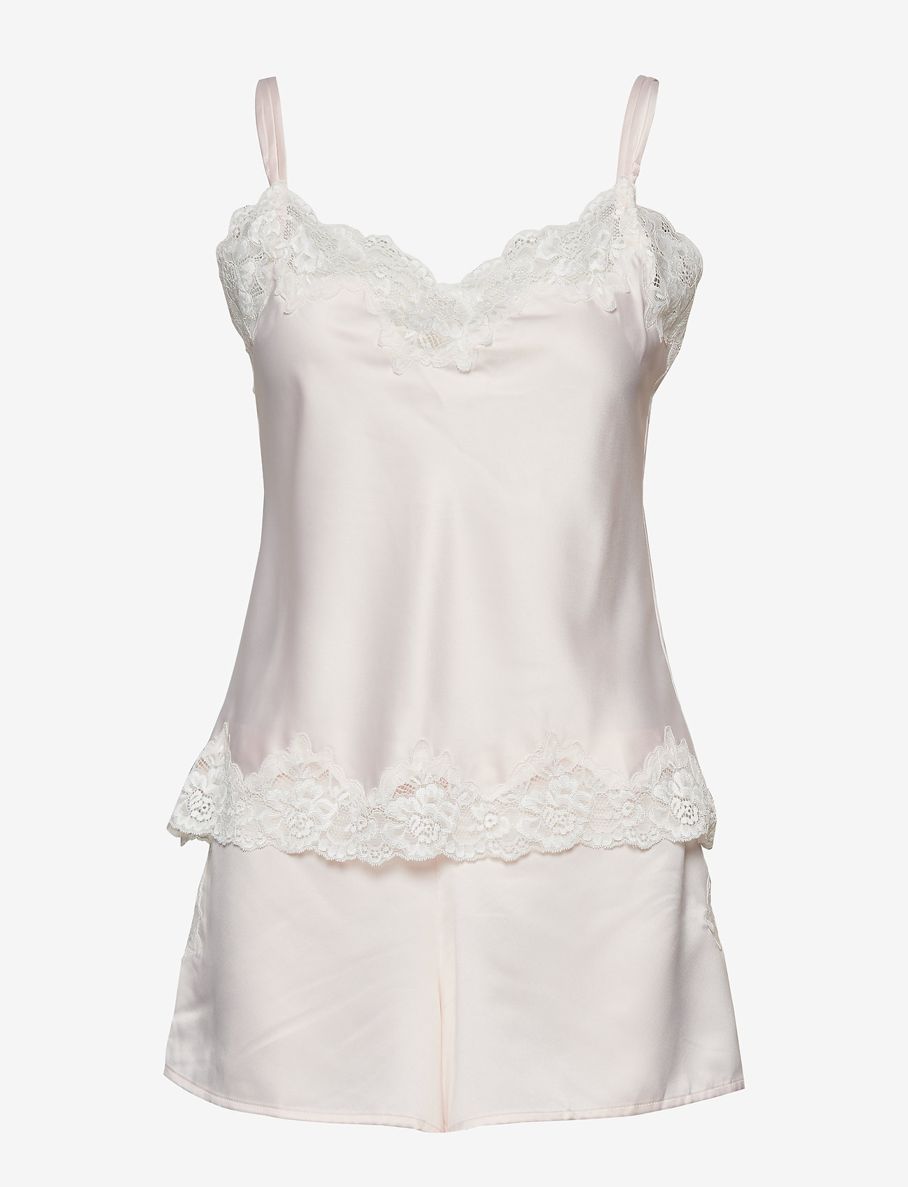 Lauren Ralph Lauren Homewear - LRL SIGNATURE LACE CAMI TOP SET - pink - 0