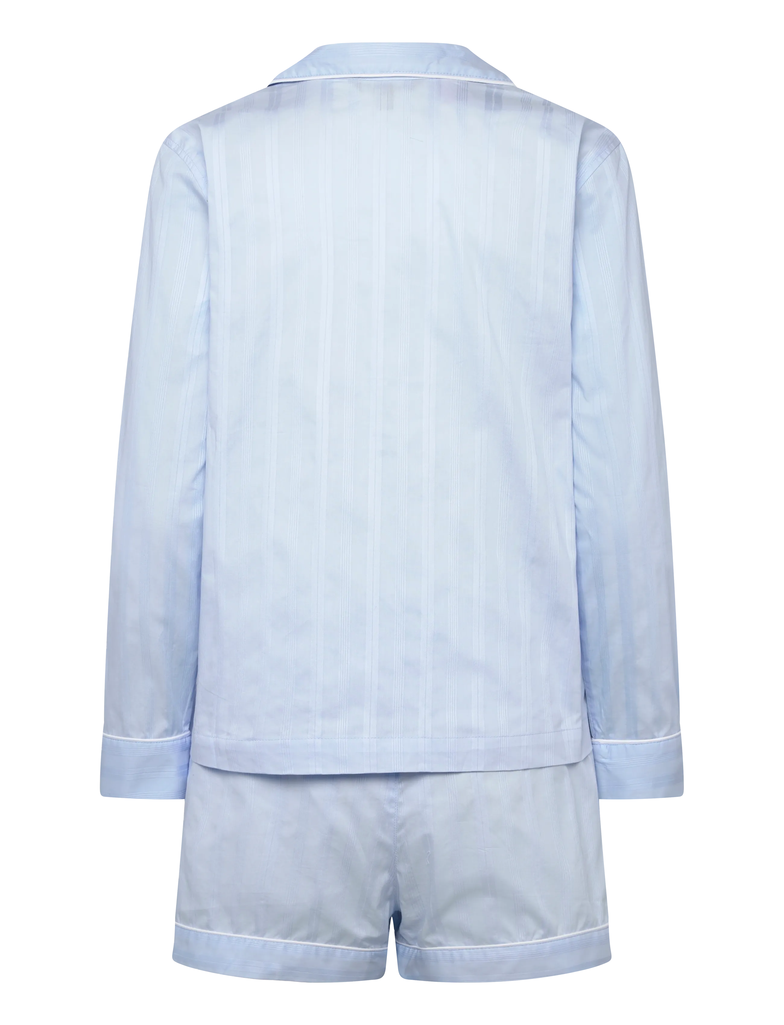 Lauren Ralph Lauren Homewear - LRL L/s notch collar boxer pj set - blue stripe - 2