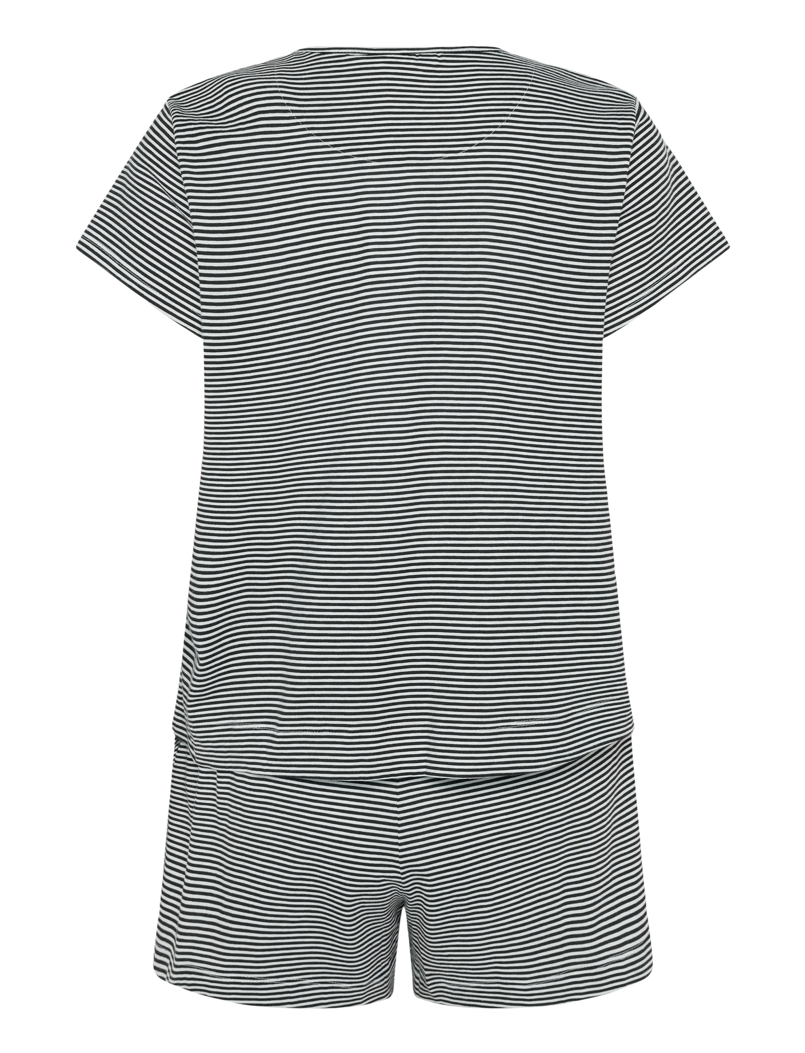Lauren Ralph Lauren Homewear - LRL S/s crew nk boxer pj set - pyjamas - dark blue stripe - 2