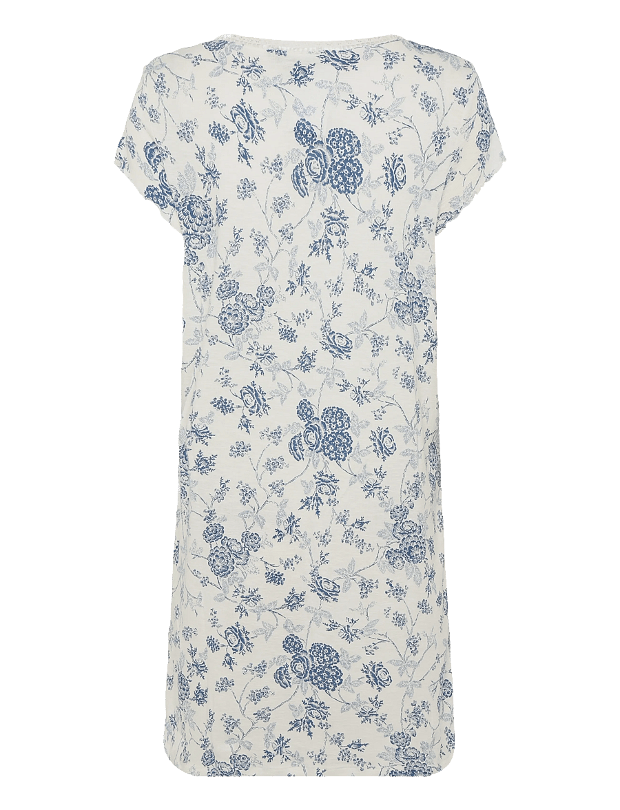Lauren Ralph Lauren Homewear - LRL Short sl. Lace gown - Öösärgid - ivory floral - 2