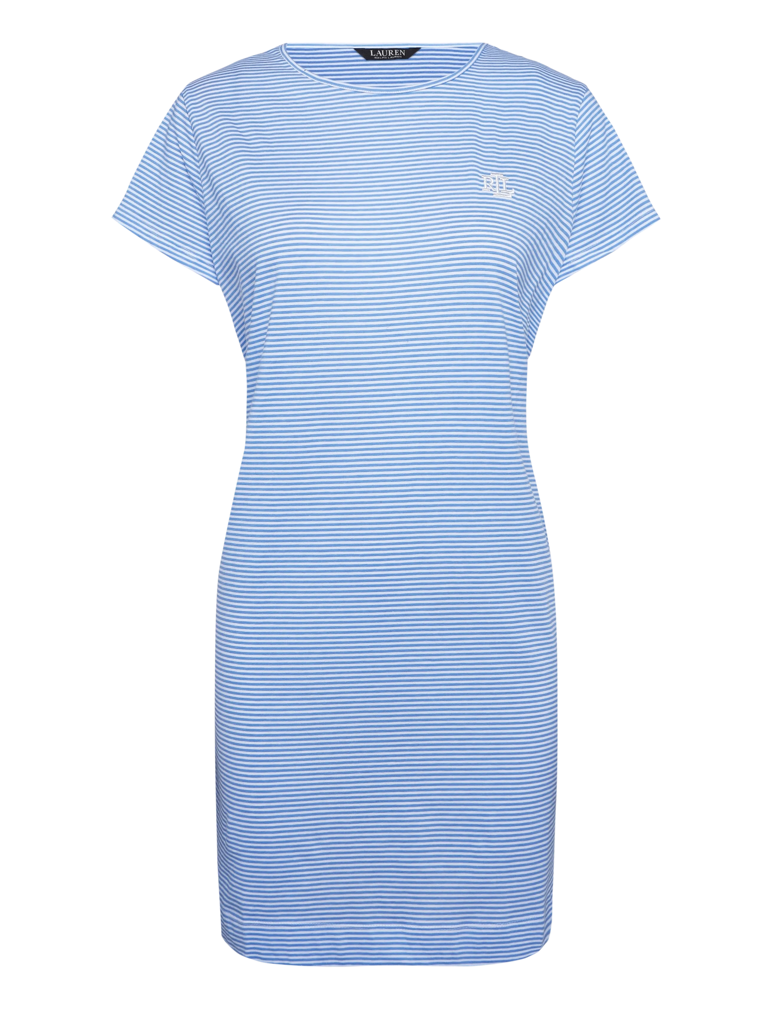 Lauren Ralph Lauren Homewear LRL S/s crew nk sleeptee - Kjoler - BLUE STRIPE / blue