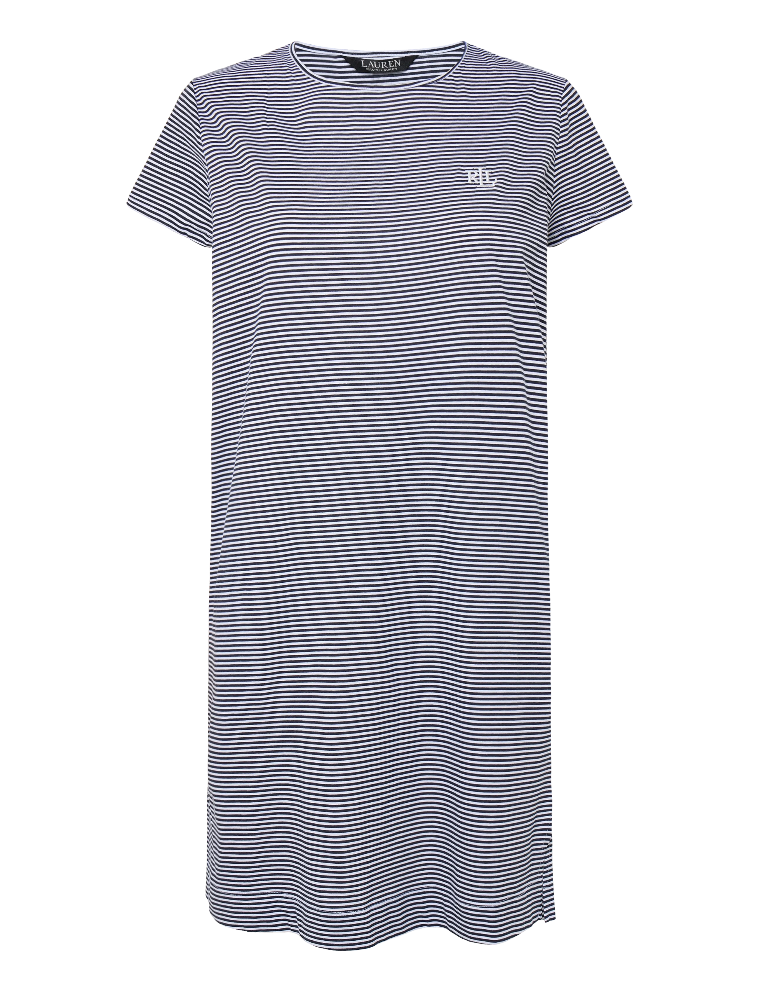 Lauren Ralph Lauren Homewear - LRL S/s crew nk sleeptee - t-shirt-kleider - dark blue stripe - 1