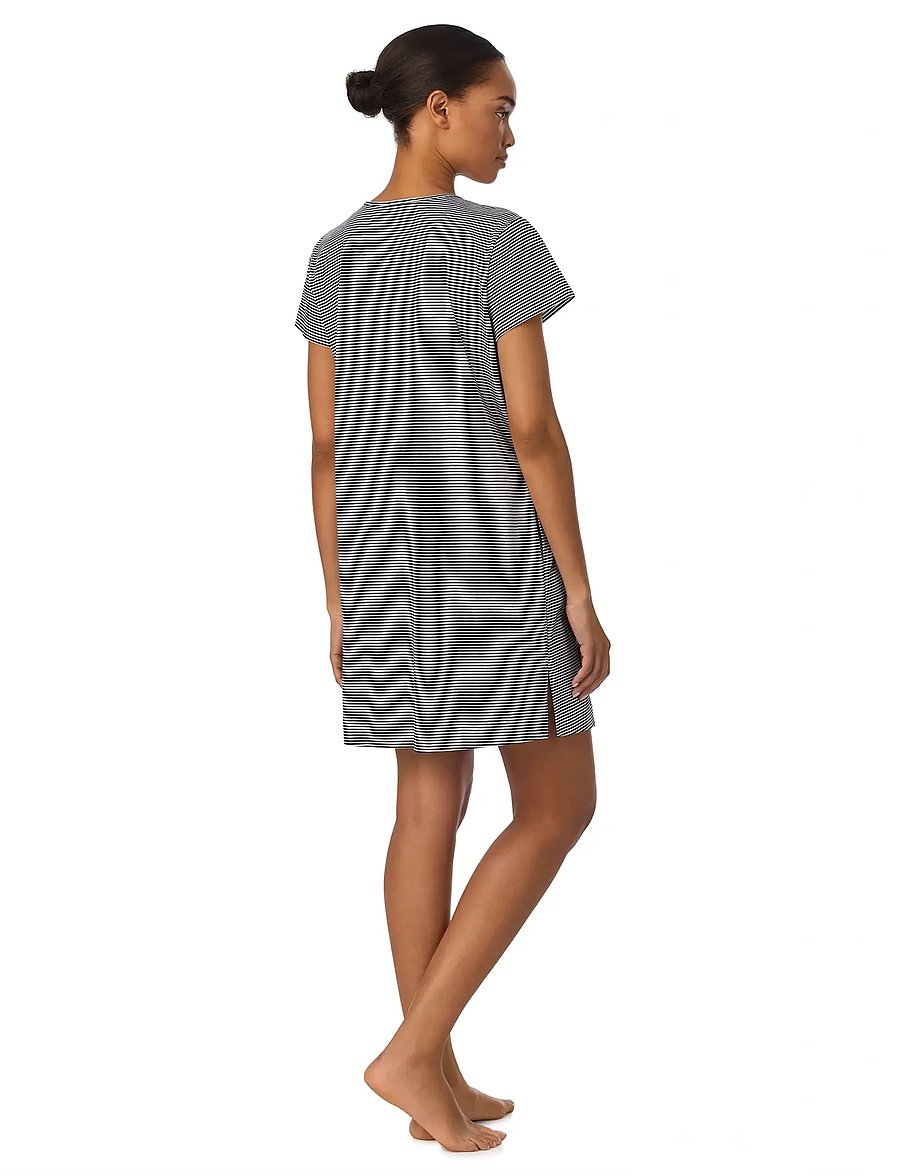 Lauren Ralph Lauren Homewear - LRL S/s crew nk sleeptee - t-shirtkjoler - dark blue stripe - 3