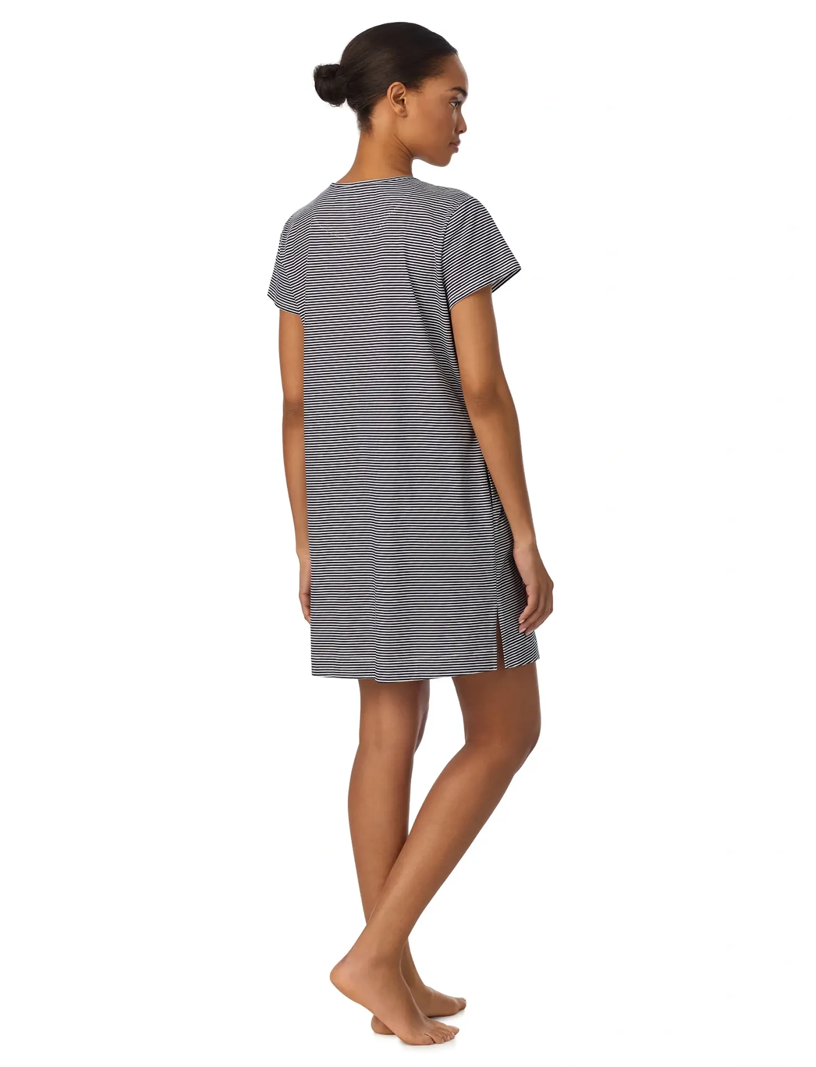 Lauren Ralph Lauren Homewear - LRL S/s crew nk sleeptee - t-shirt-kleider - dark blue stripe - 3