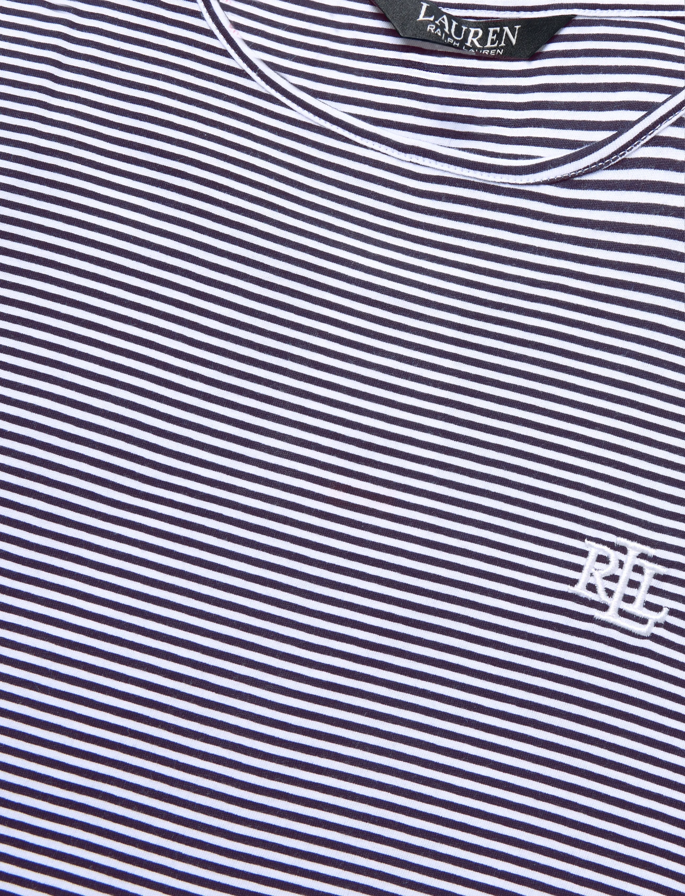 Lauren Ralph Lauren Homewear - LRL S/s crew nk sleeptee - t-shirt-kleider - dark blue stripe - 5