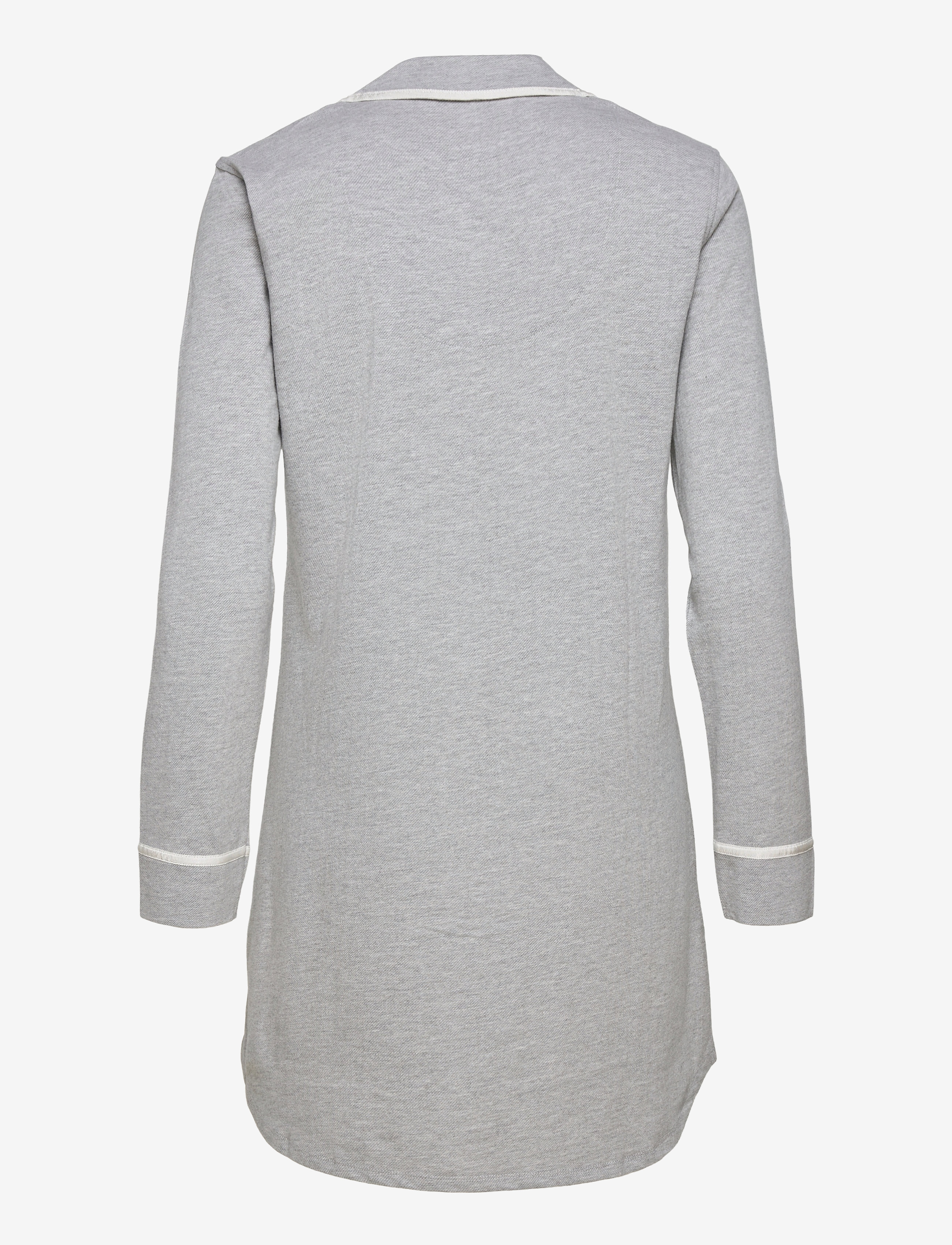 Lauren Ralph Lauren Homewear - LRL NOTCH COLLAR SLEEPSHIRT LONG SL. - grey heather - 1