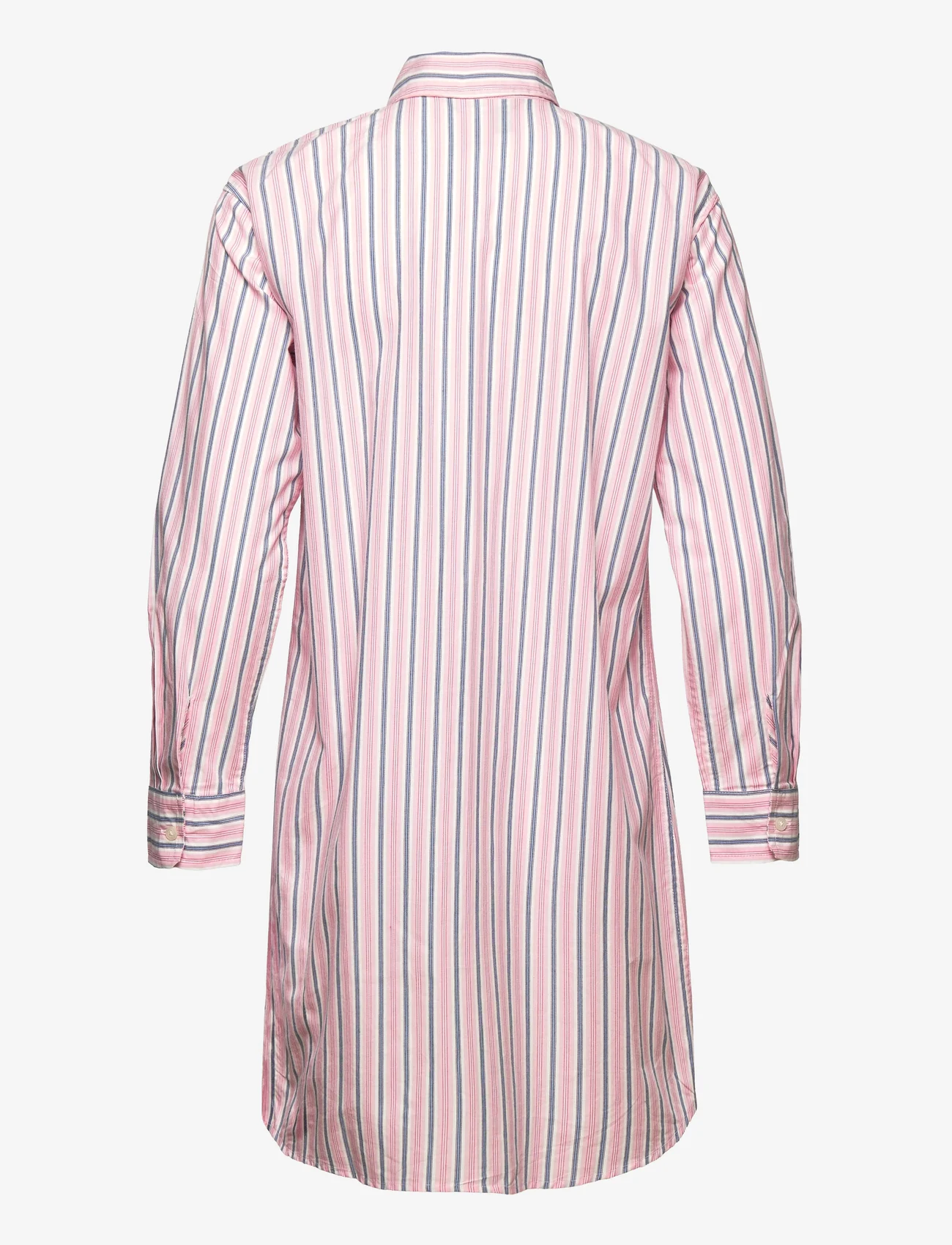 Lauren Ralph Lauren Homewear - LRL L/S HIS SLEEPSHIRT - sünnipäevakingitused - pink stripe - 1