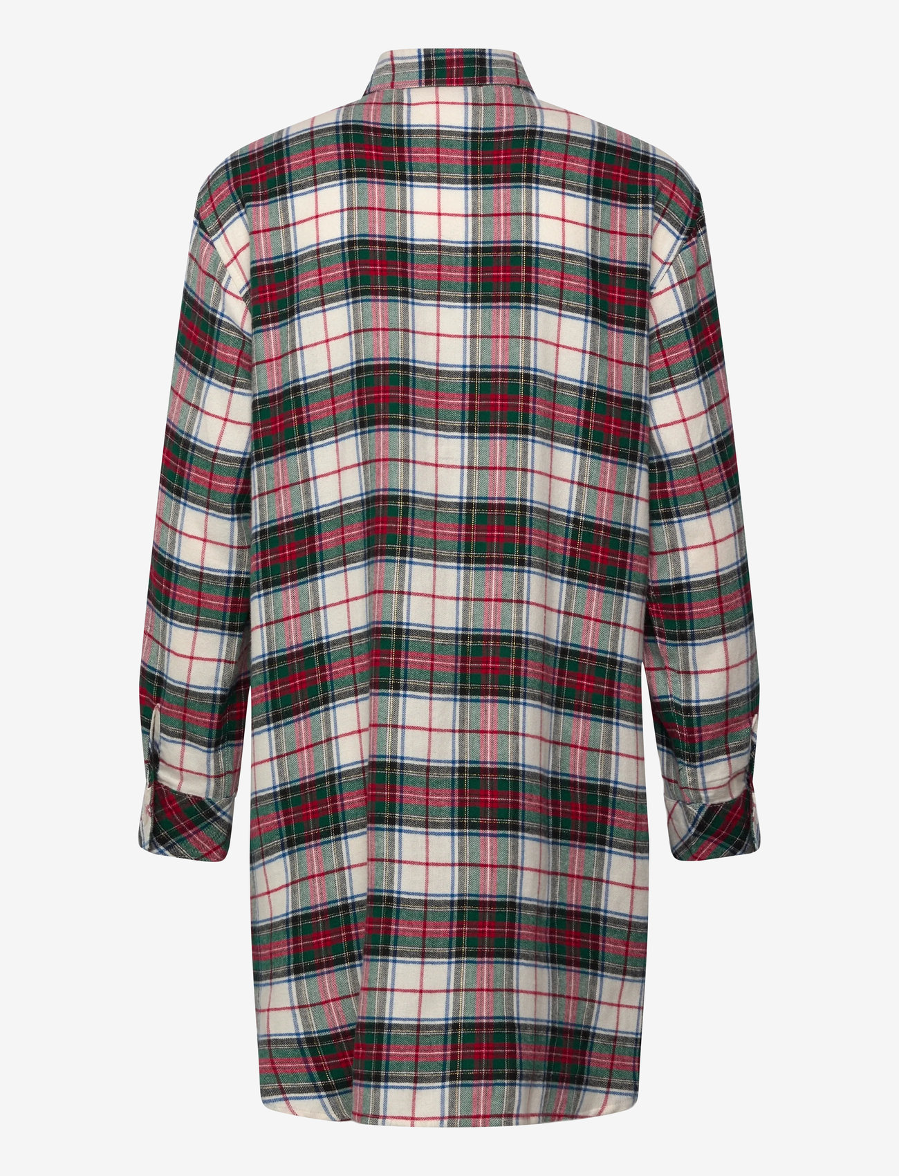 Lauren Ralph Lauren Homewear - LRL L/s his sleepshirt - natkjoler - cream plaid - 2