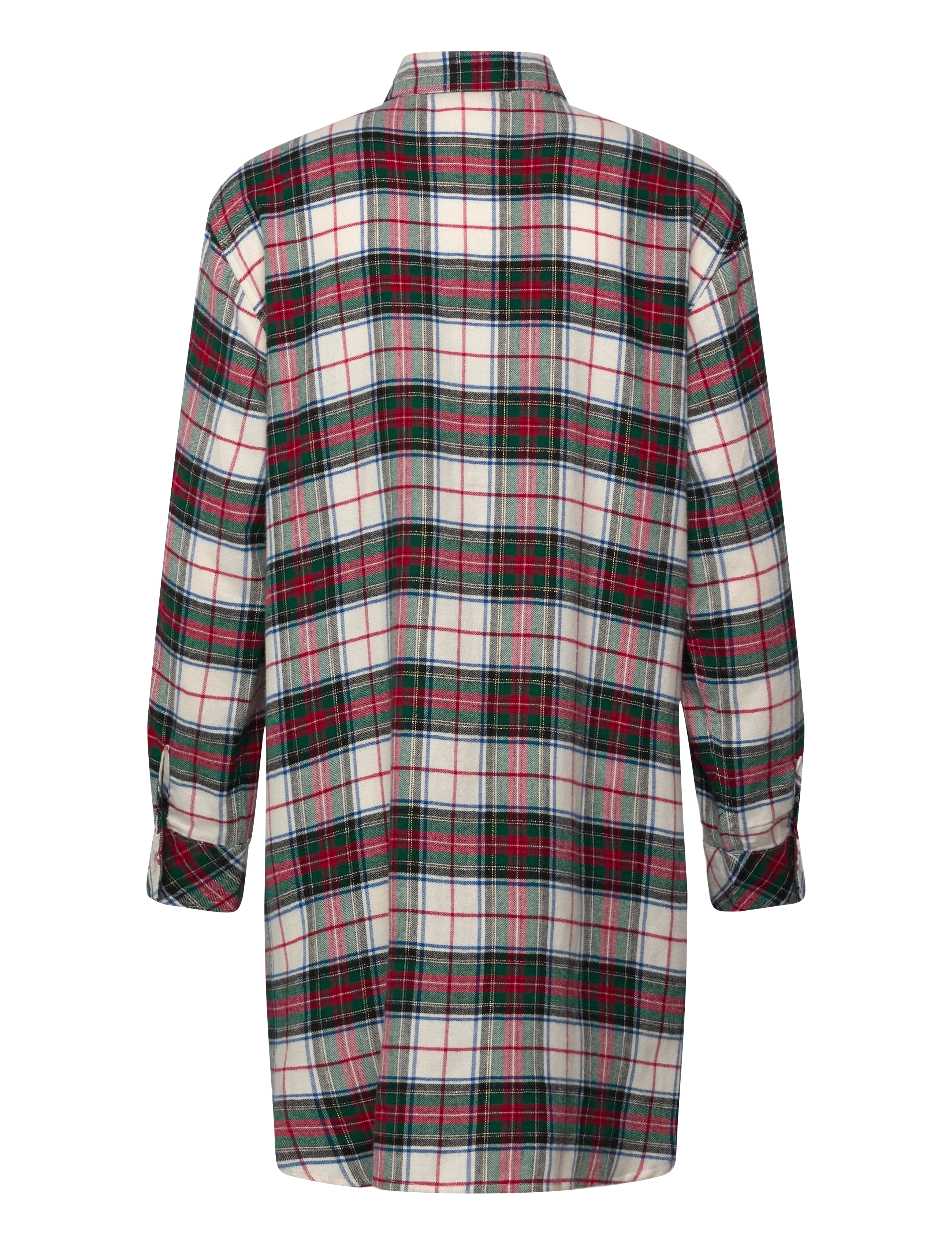 Lauren Ralph Lauren Homewear - LRL L/s his sleepshirt - natkjoler - cream plaid - 2