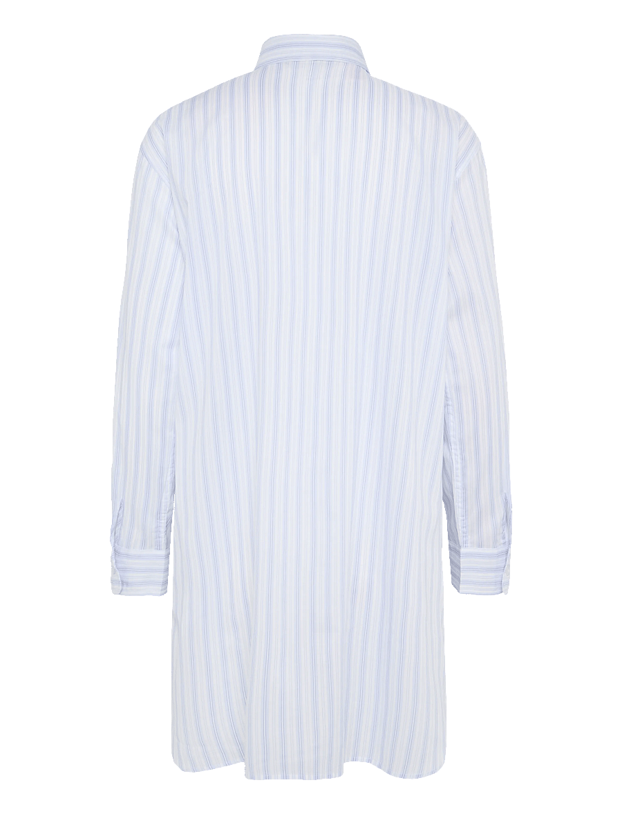 Lauren Ralph Lauren Homewear - LRL L/s roll tab his sleepshirt - chemises de nuit - blue stripe - 2