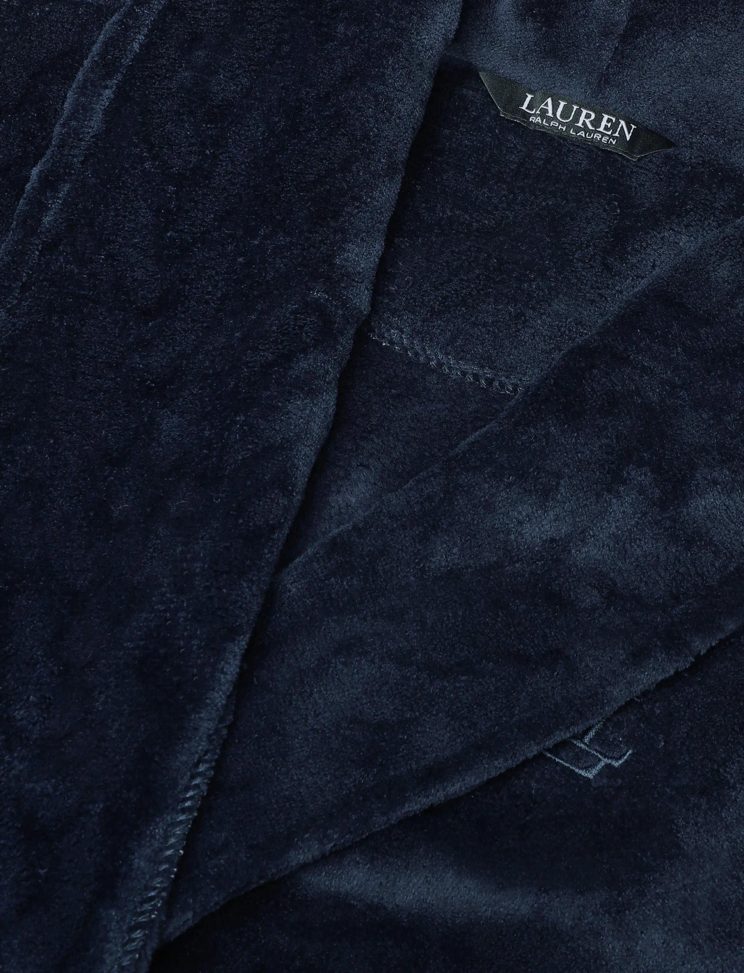 Lauren Ralph Lauren Homewear - LRL L/s shawl collar short robe - bademäntel - navy - 5