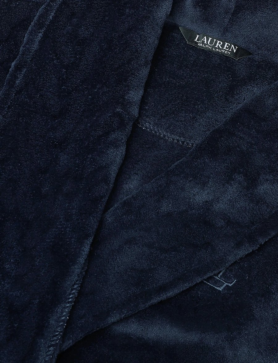 Lauren Ralph Lauren Homewear - LRL L/s shawl collar short robe - bademäntel - navy - 5