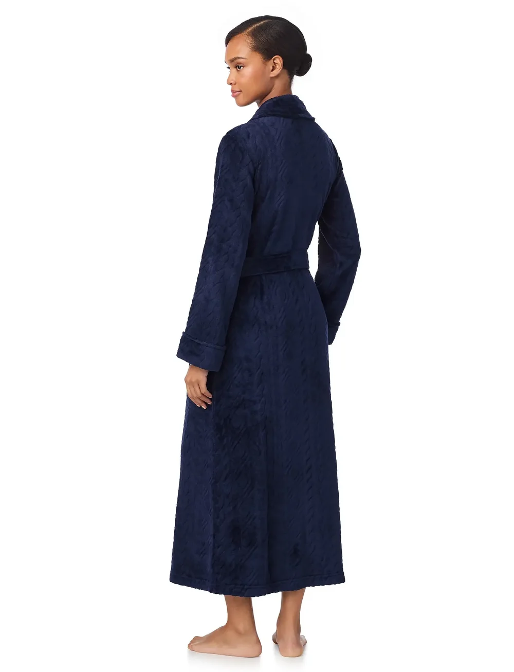Lauren Ralph Lauren Homewear - LRL L/s shawl collar long robe - Öö- ja puhkerõivad - navy - 3