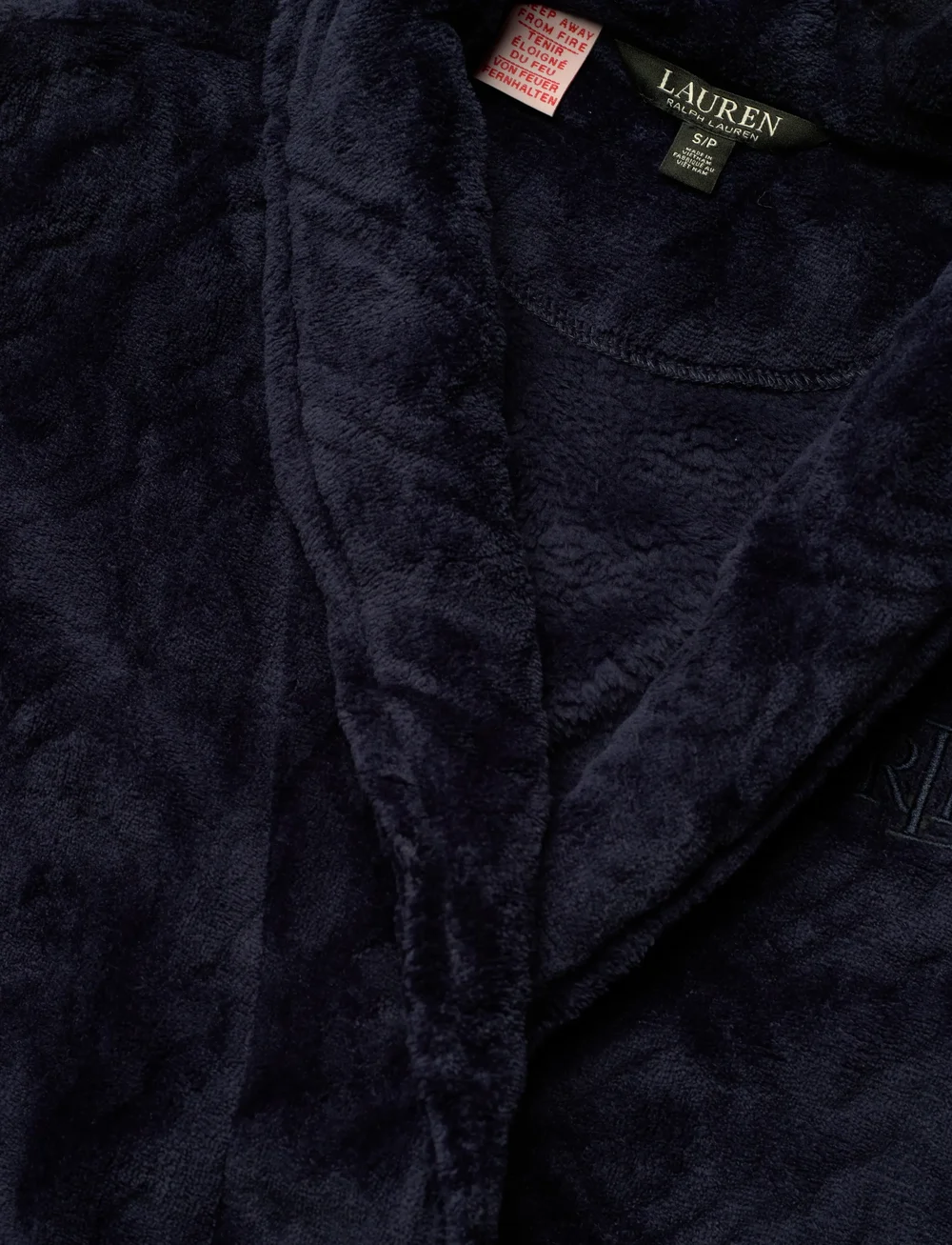 Lauren Ralph Lauren Homewear - LRL L/s shawl collar long robe - Öö- ja puhkerõivad - navy - 5