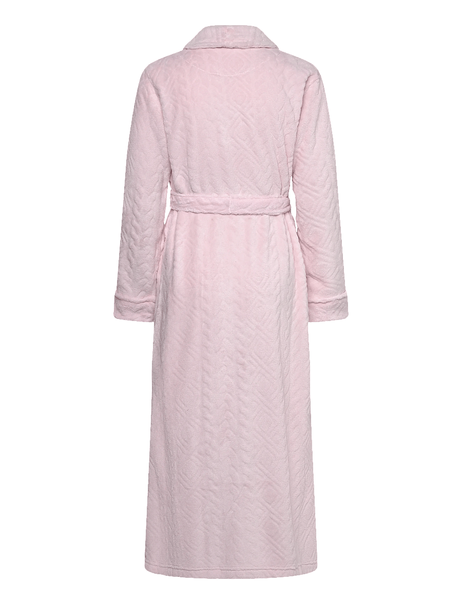 Lauren Ralph Lauren Homewear - LRL L/s shawl collar long robe - pink - 2