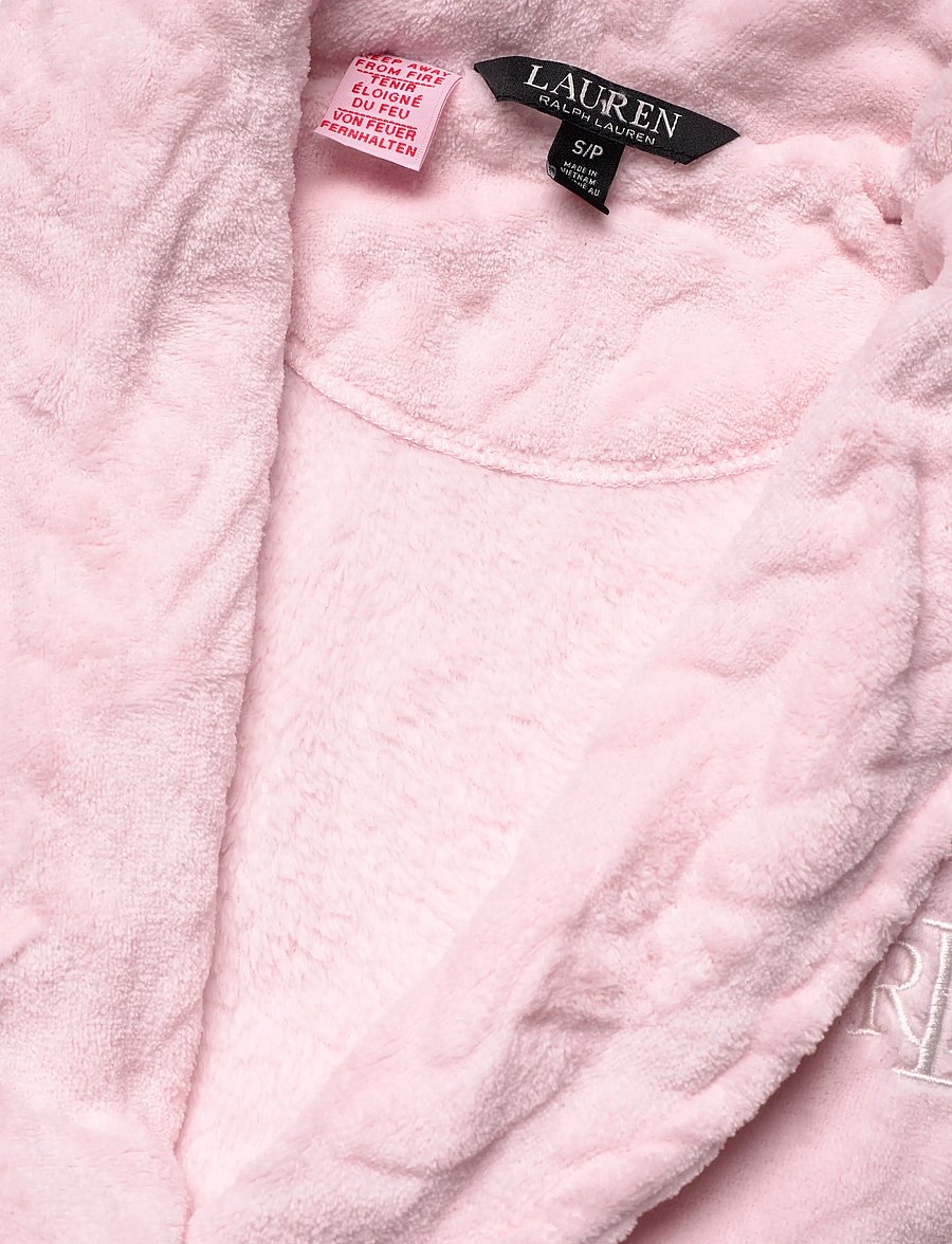 Lauren Ralph Lauren Homewear - LRL L/s shawl collar long robe - pink - 5