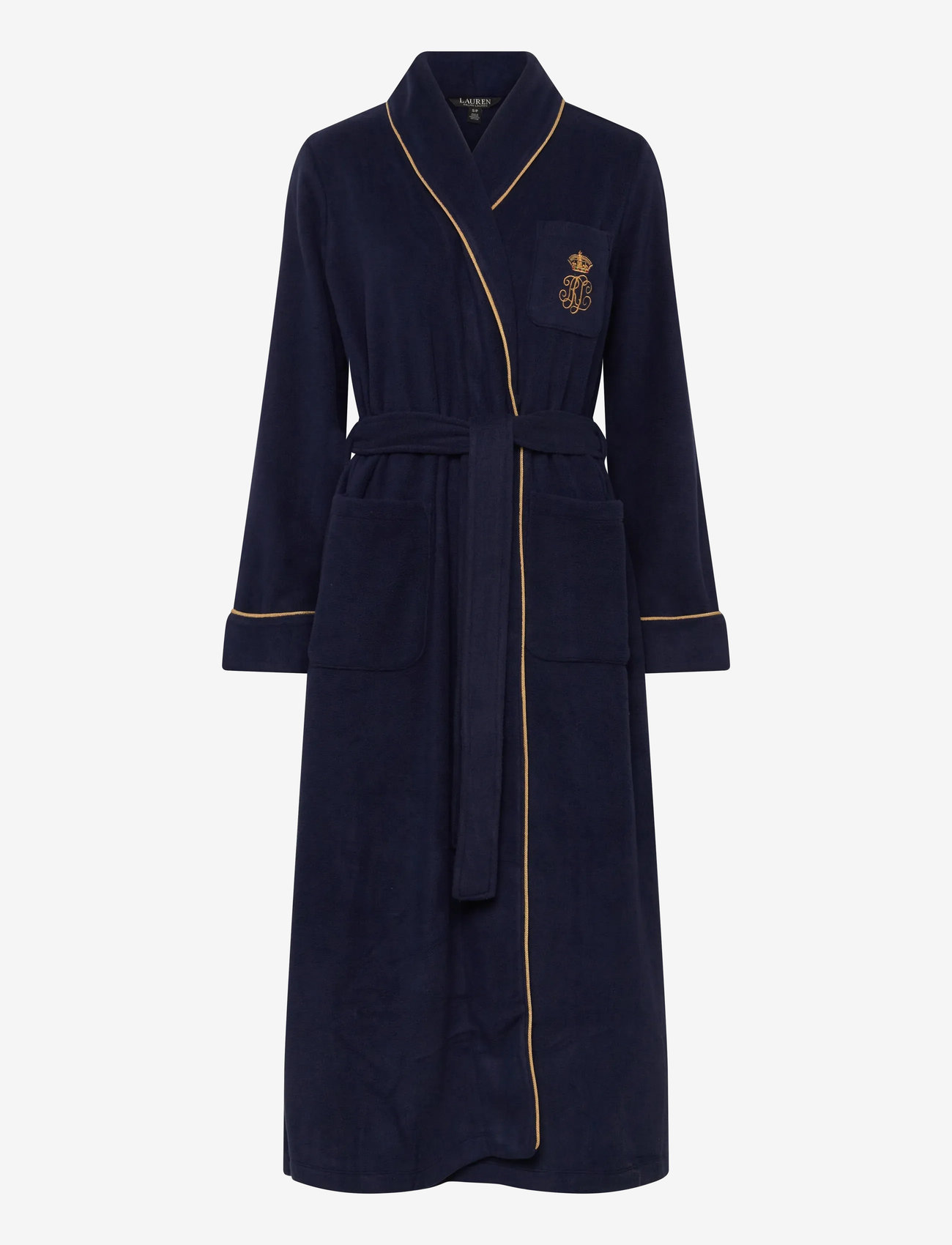 Lauren Ralph Lauren Homewear - LRL L/s shawl collar long robe - osta hinna alusel - navy - 1