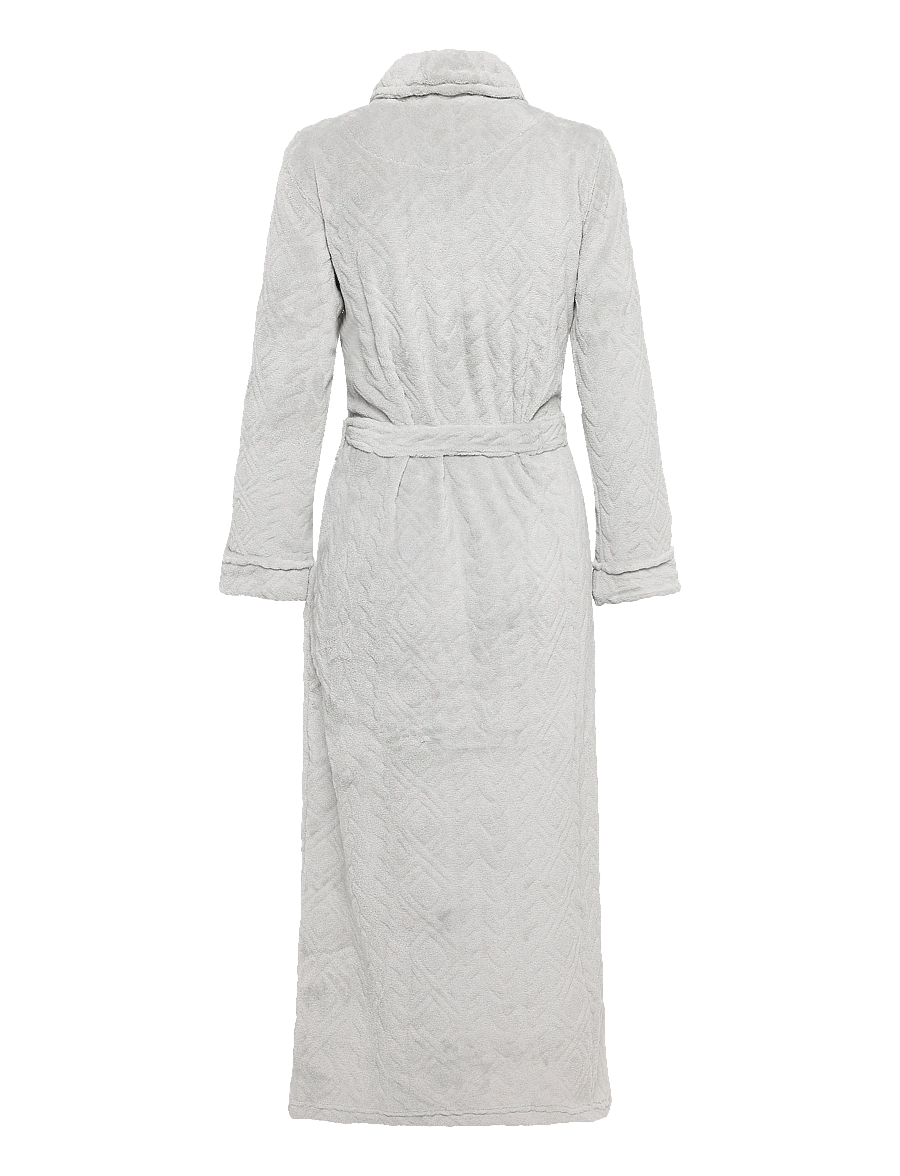 Lauren Ralph Lauren Homewear - LRL L/s shawl collar long robe - bademäntel - grey - 2