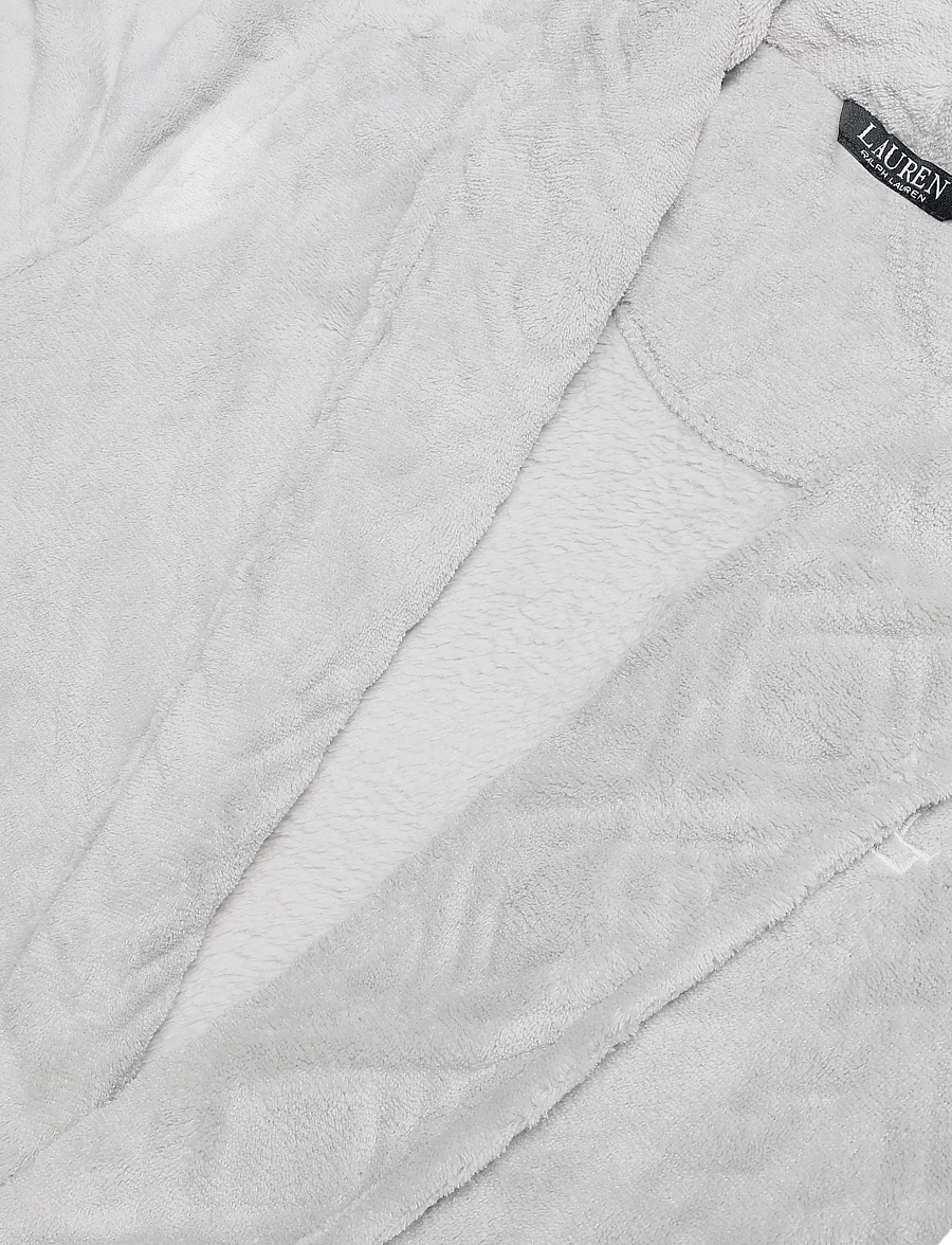 Lauren Ralph Lauren Homewear - LRL L/s shawl collar long robe - bademäntel - grey - 5