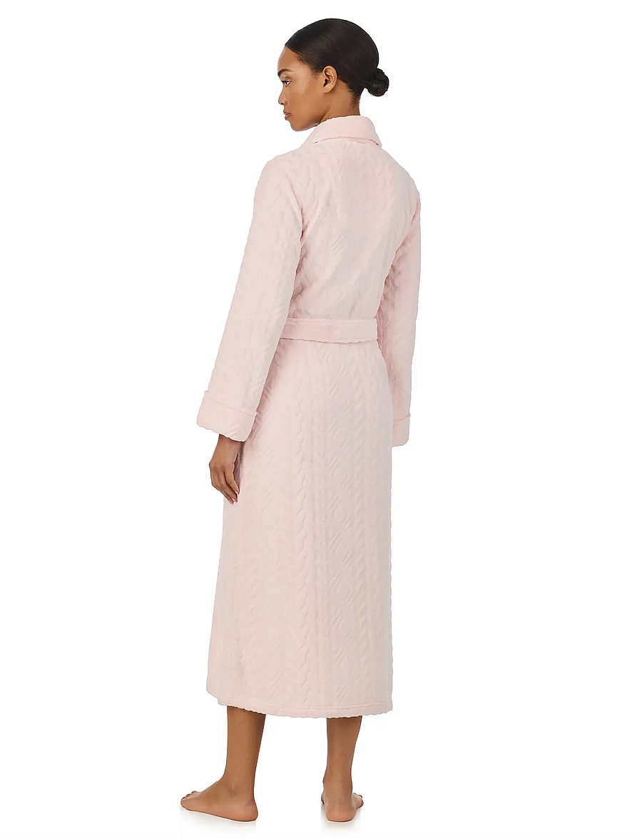 Lauren Ralph Lauren Homewear - LRL L/s shawl collar long robe - hommikumantlid - pink - 3