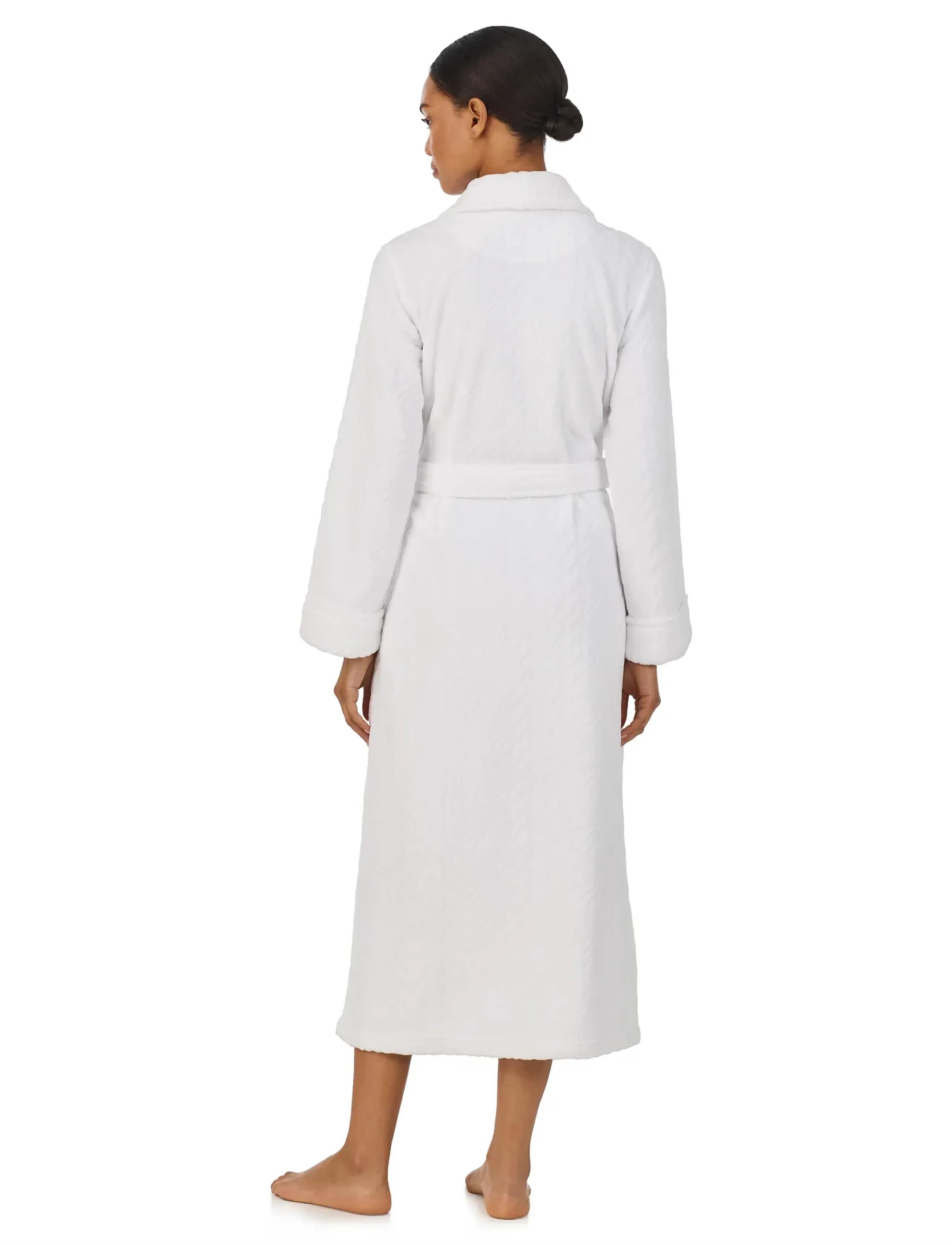 Lauren Ralph Lauren Homewear - LRL L/s shawl collar long robe - hommikumantlid - white - 3