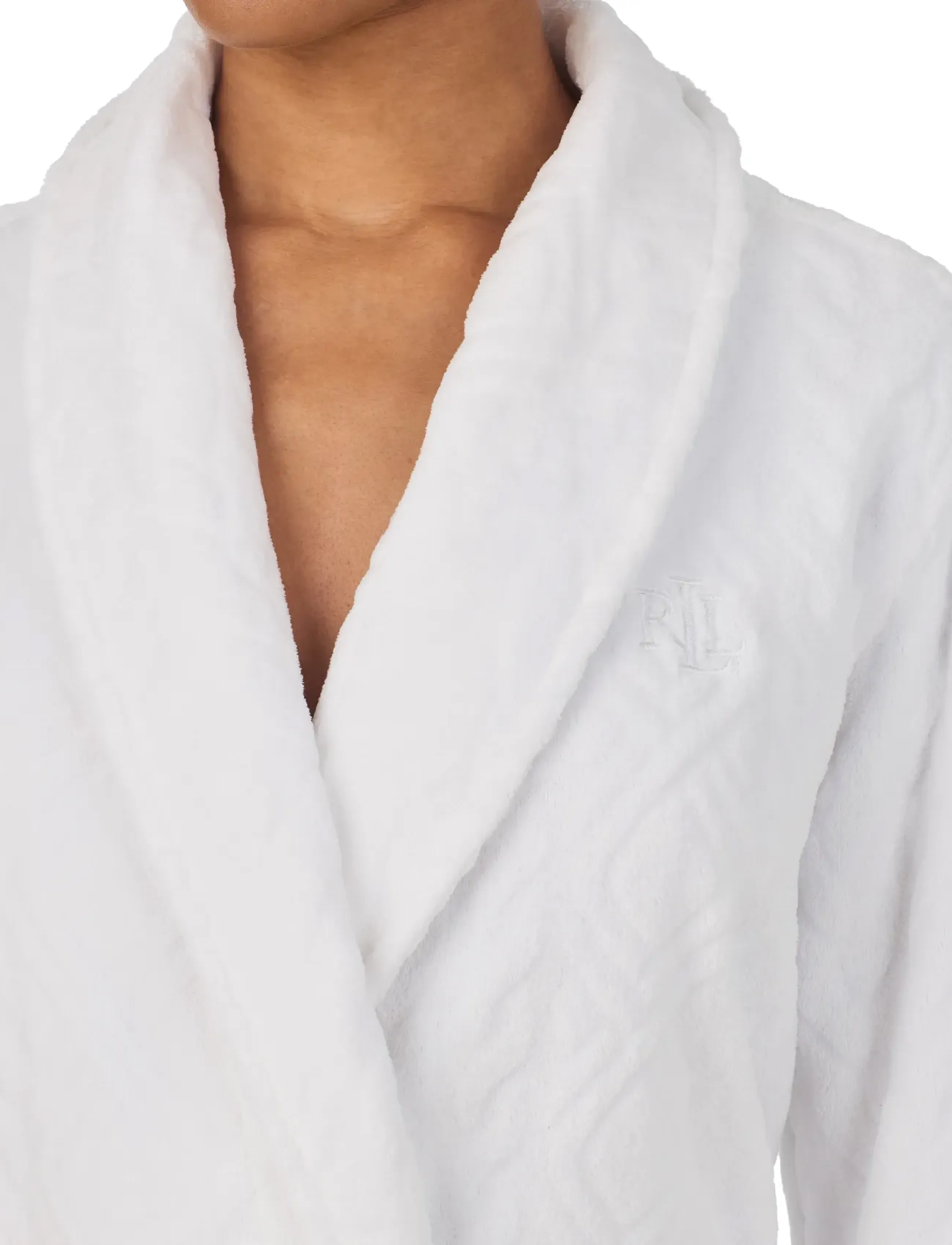 Lauren Ralph Lauren Homewear - LRL L/s shawl collar long robe - hommikumantlid - white - 4