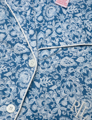 Lauren Ralph Lauren Homewear - LRL SH.SL.NOTCH COLLAR ANKLE PANT PJ SET - syntymäpäivälahjat - dark blue print - 4