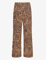 Lauren Ralph Lauren Homewear - LRL L/S KNIT TOP LONG FLEECE PANT PJ FOL - geburtstagsgeschenke - leopard - 3