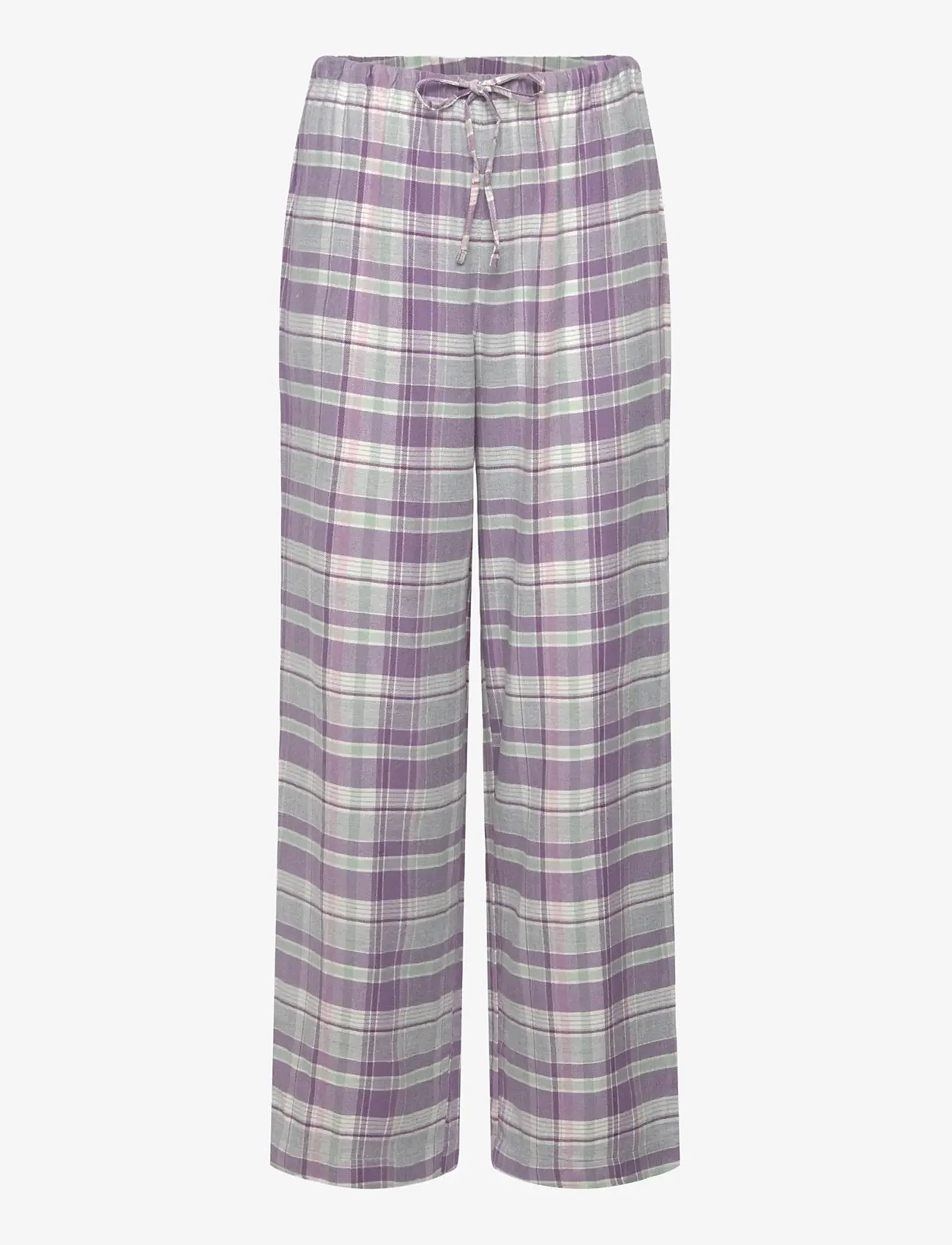 Lauren Ralph Lauren Homewear - LRL L/s Knit top long pant pj set - night & loungewear - multi plaid - 3