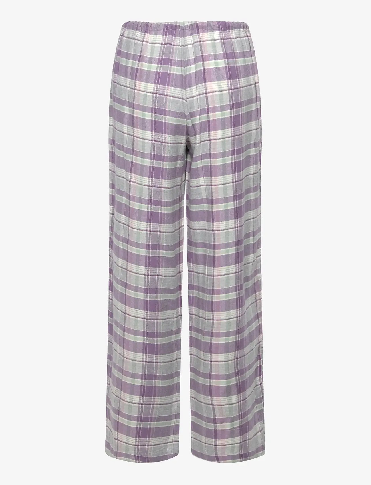 Lauren Ralph Lauren Homewear - LRL L/s Knit top long pant pj set - night & loungewear - multi plaid - 4
