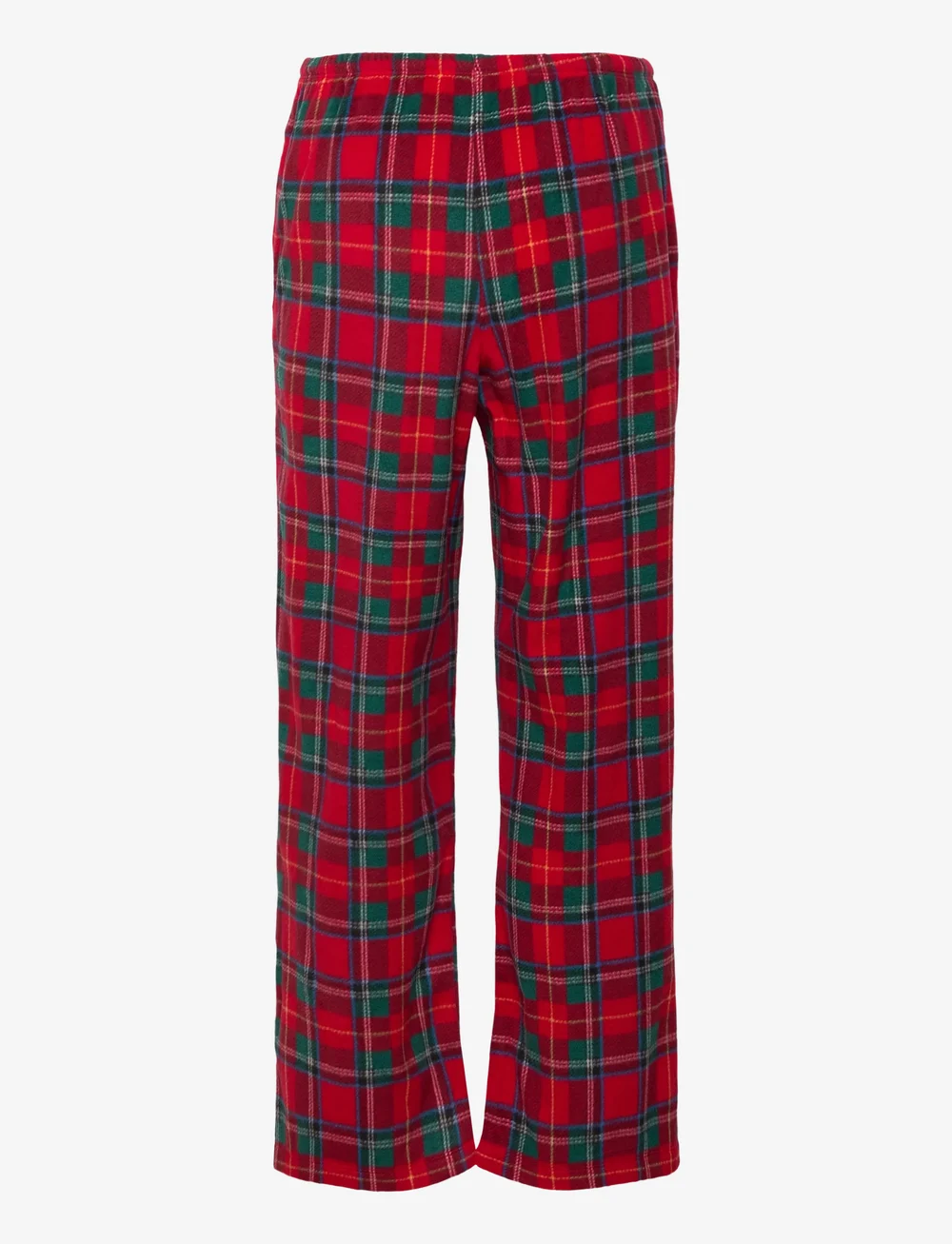 Lauren Ralph Lauren Homewear - LRL L/s crew neck knit top long pan - nachtwäsche & loungewear - red plaid - 4
