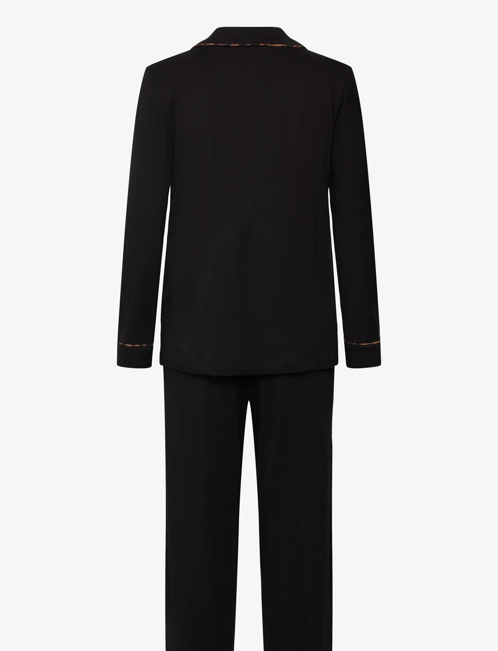 Lauren Ralph Lauren Homewear - LRL L/s notch collar long pant pj s - yö- & oloasut - black - 2