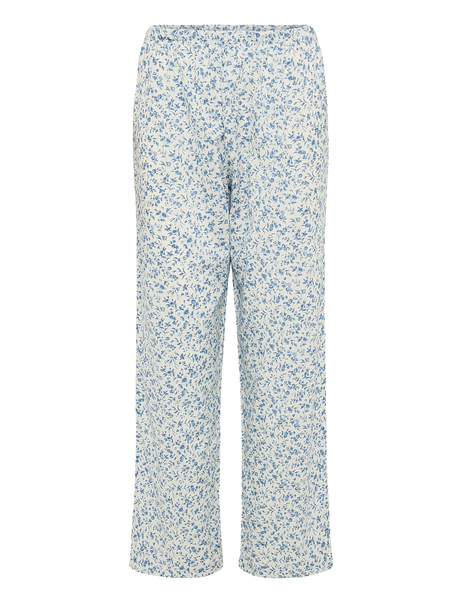 Lauren Ralph Lauren Homewear - LRL Sl.less tunnel nk ankle pant pj - pižamos - ivory blue - 5