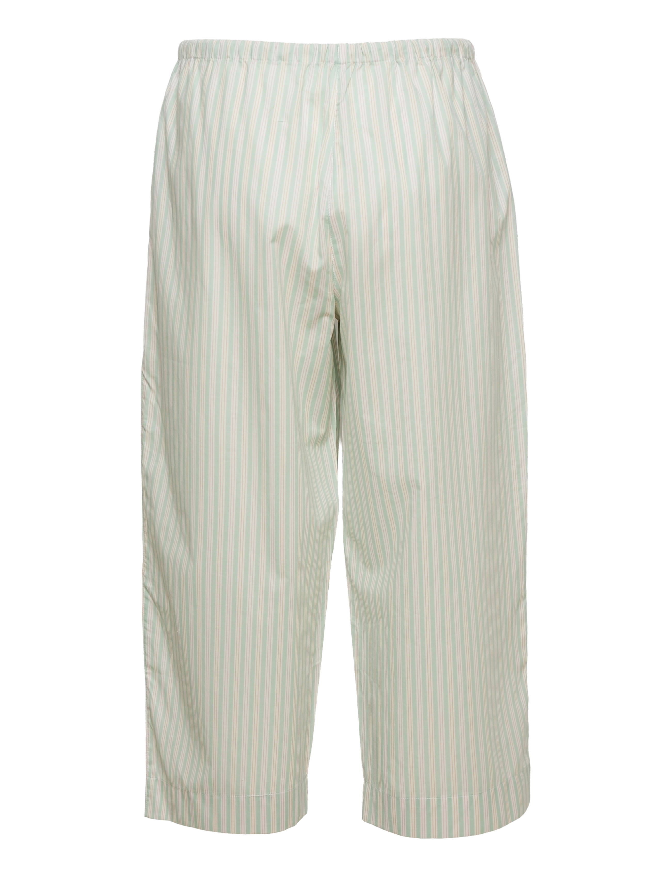 Lauren Ralph Lauren Homewear - LRL 3/4 SL NOTCH COLLAR CAPRI PANT PJ - mint stripe - 3