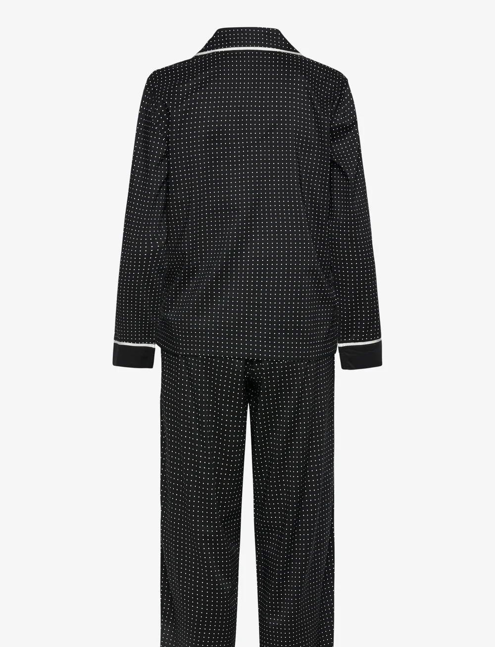 Lauren Ralph Lauren Homewear - LRL L/s Notch collar long pant pj s - sov- & loungeplagg - black dot - 2