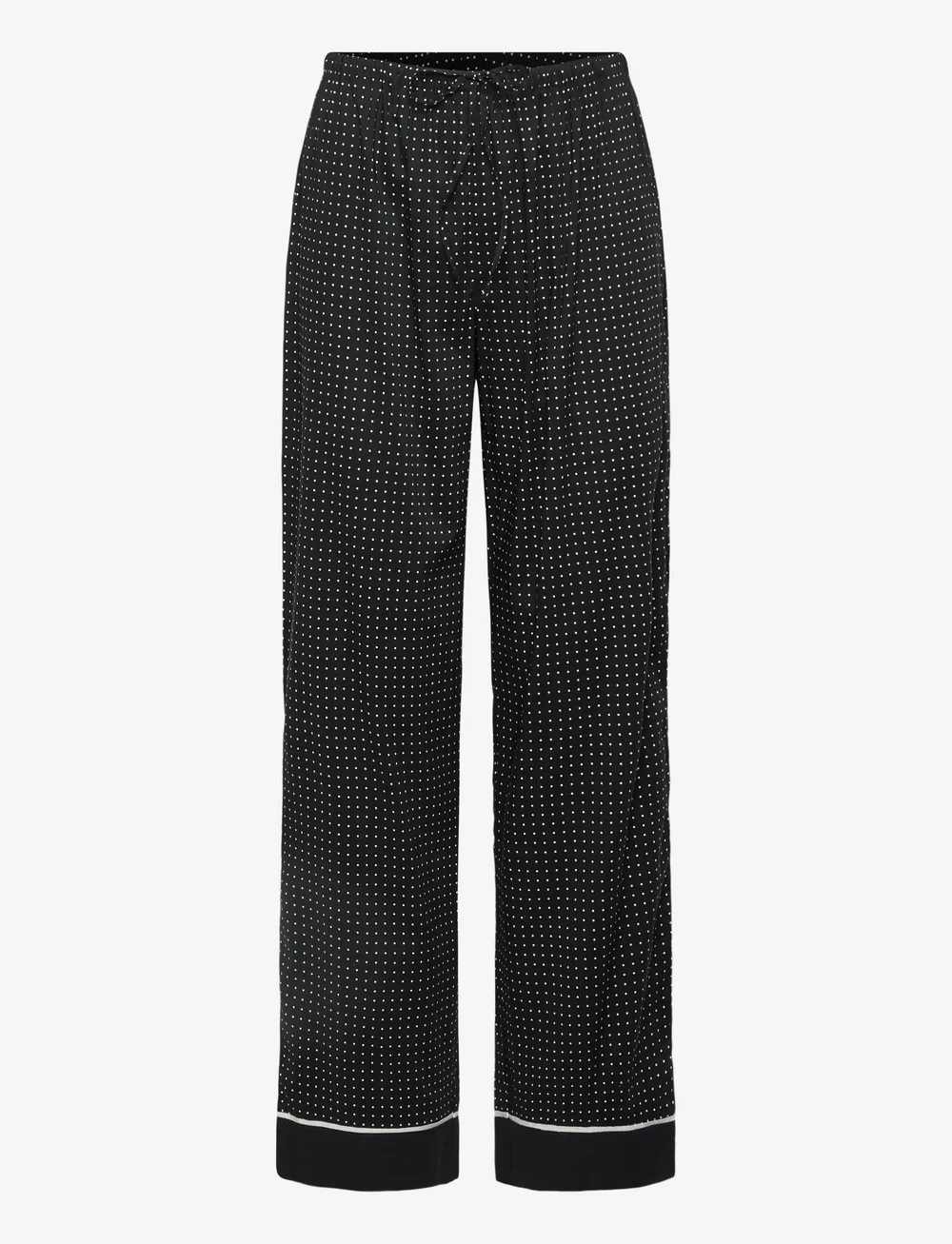 Lauren Ralph Lauren Homewear - LRL L/s Notch collar long pant pj s - sov- & loungeplagg - black dot - 3