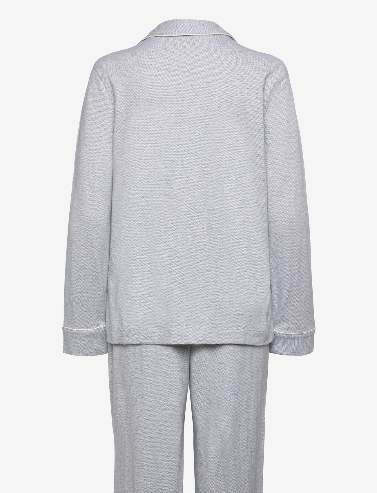 Lauren Ralph Lauren Homewear - LRL L/s Notch collar long pant pj s - sov- & loungeplagg - grey print - 2