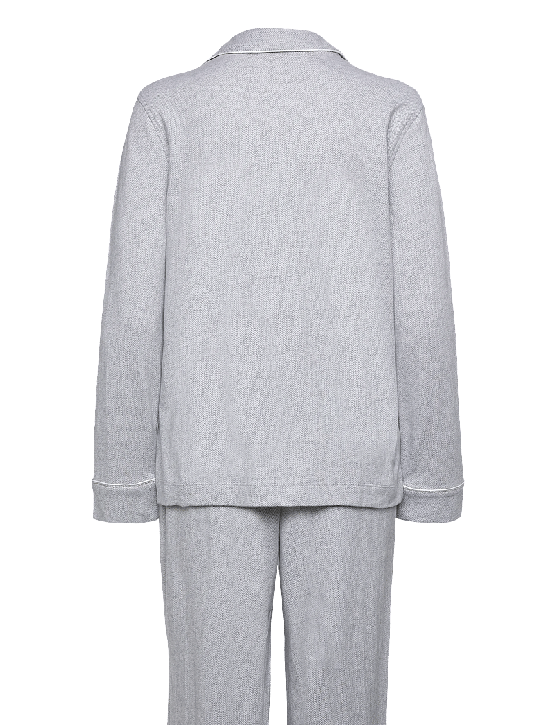 Lauren Ralph Lauren Homewear - LRL L/s Notch collar long pant pj s - sov- & loungeplagg - grey print - 2
