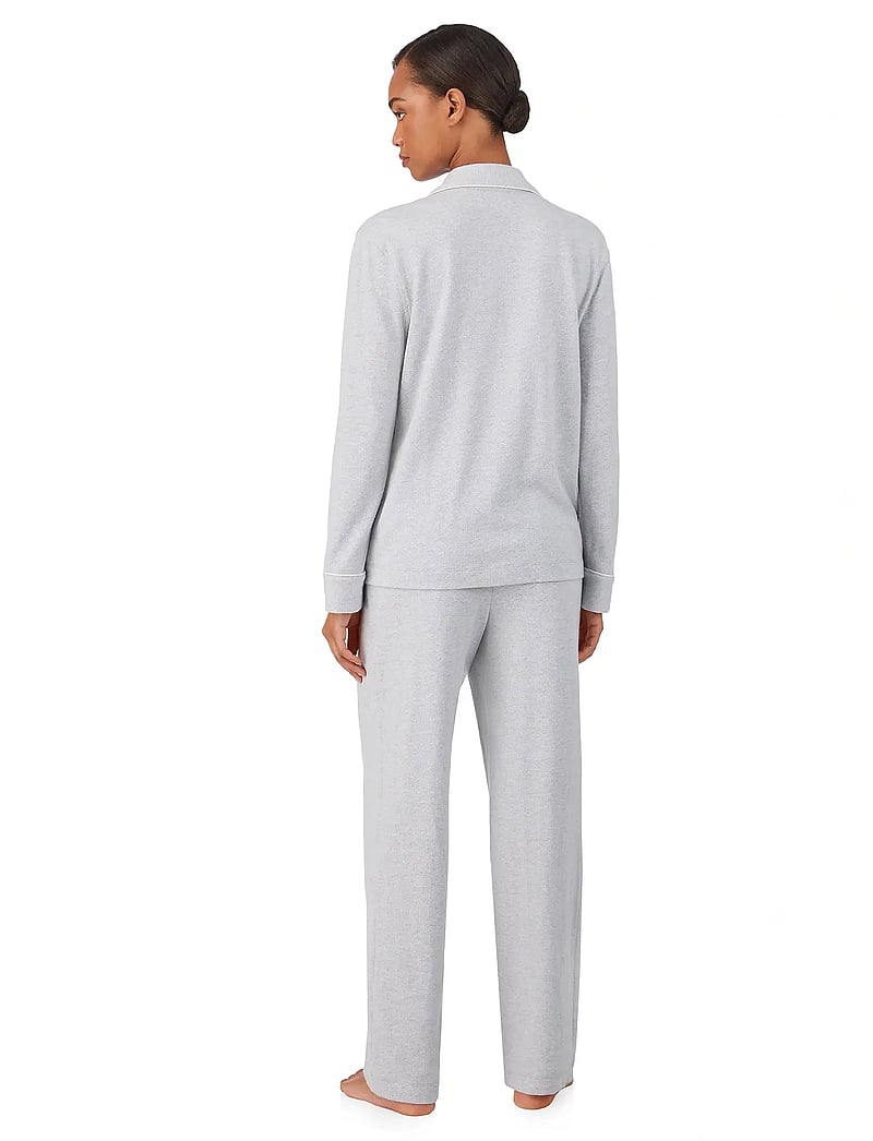 Lauren Ralph Lauren Homewear - LRL L/s Notch collar long pant pj s - sov- & loungeplagg - grey print - 5