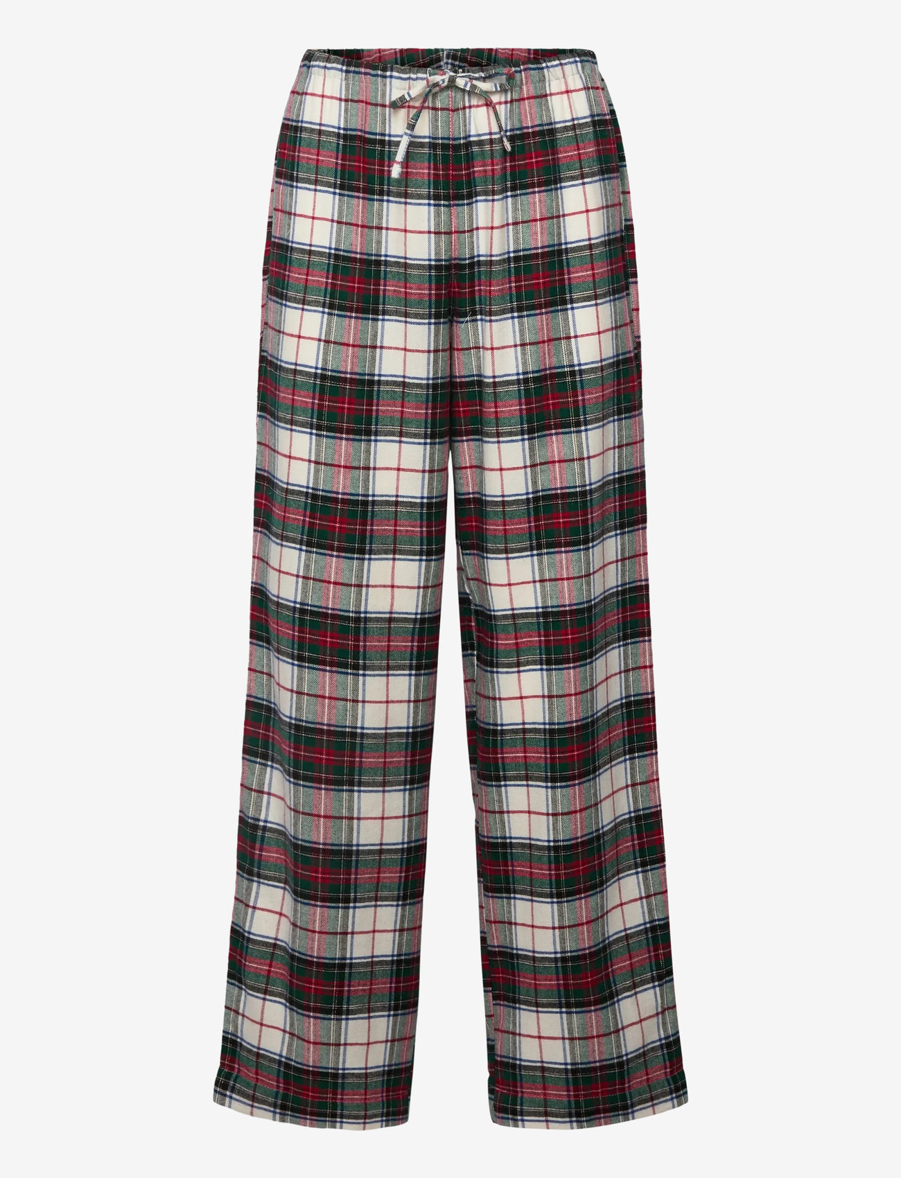 Lauren Ralph Lauren Homewear - LRL L/s Notch collar long pant pj s - weihnachts-pyjamas - cream plaid - 3